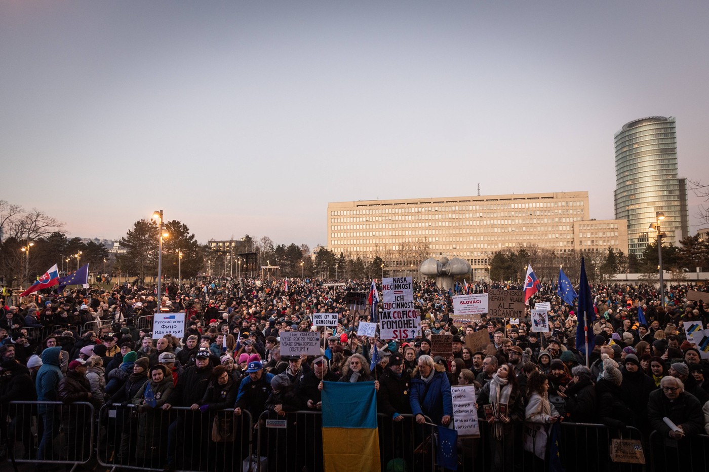 slovaška, protest, protivladni protest