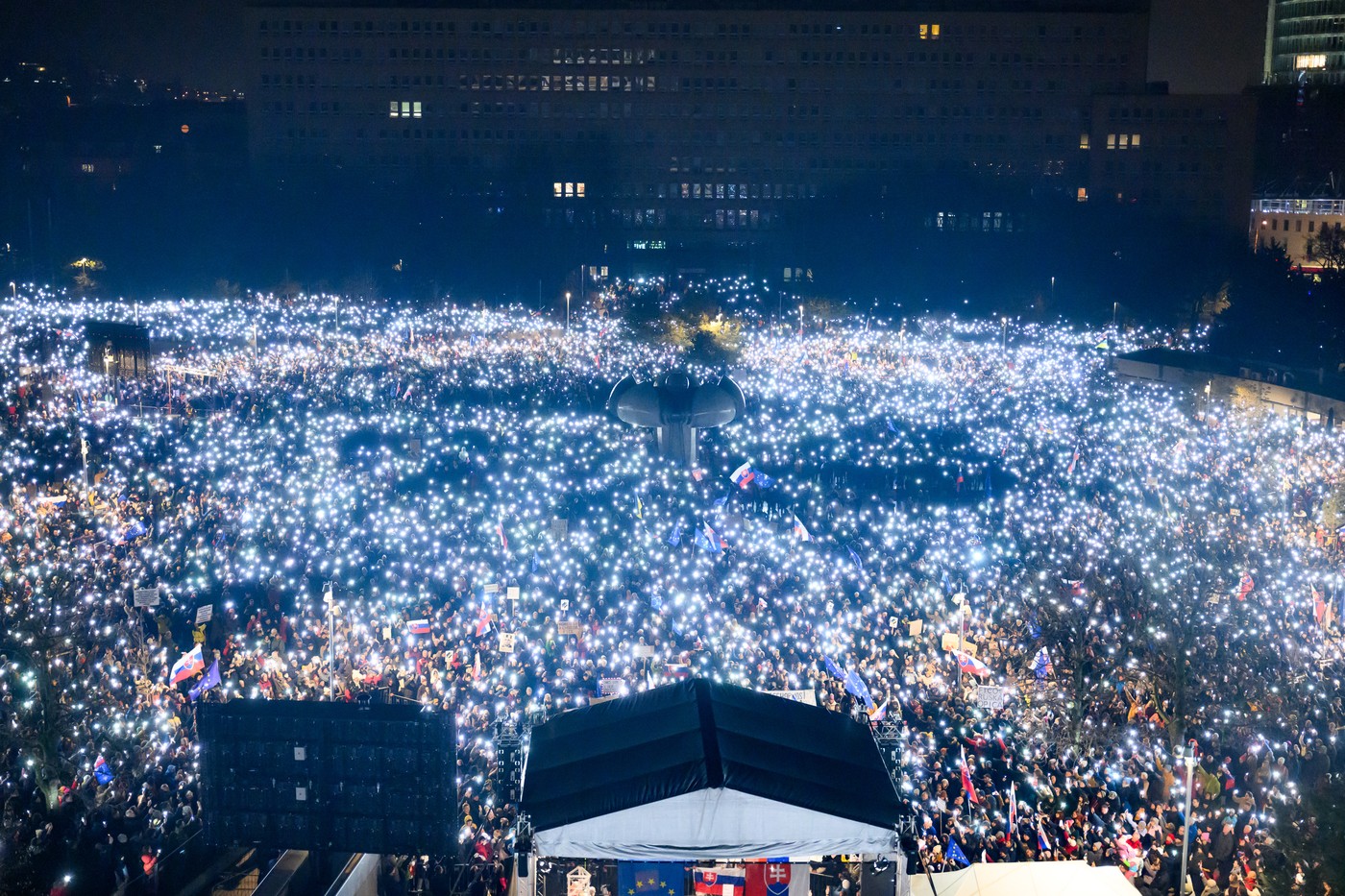 slovaška, protest, protivladni protest