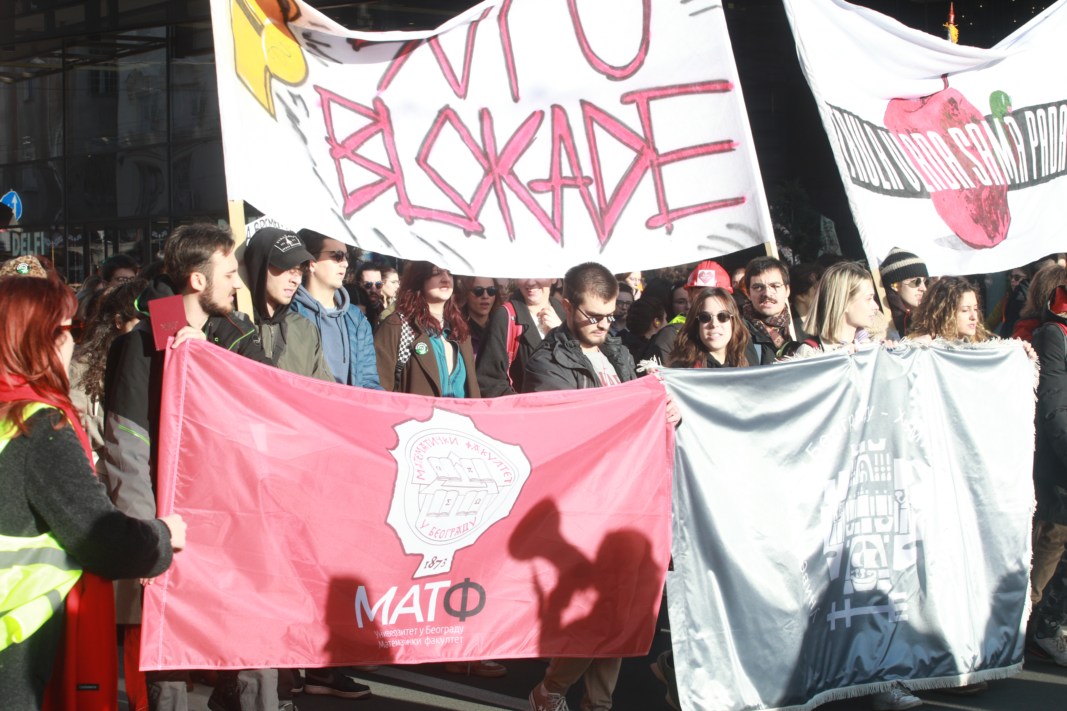 Protest v Beogradu, 27. januar 2025 (Foto: Milos Tesic/PIXSELL/F.A.Bobo)