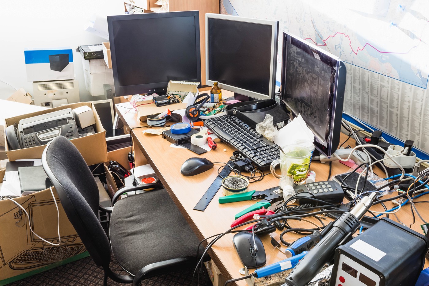 navlaka, pisalna miza