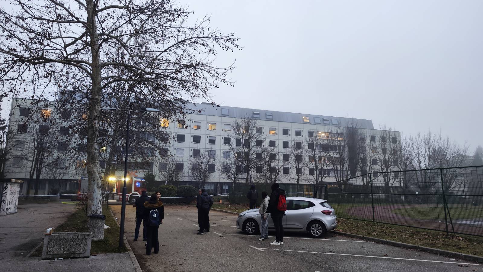 Požar v dijaškem domu na Poljanah (Foto: Denis Sadiković/N1)