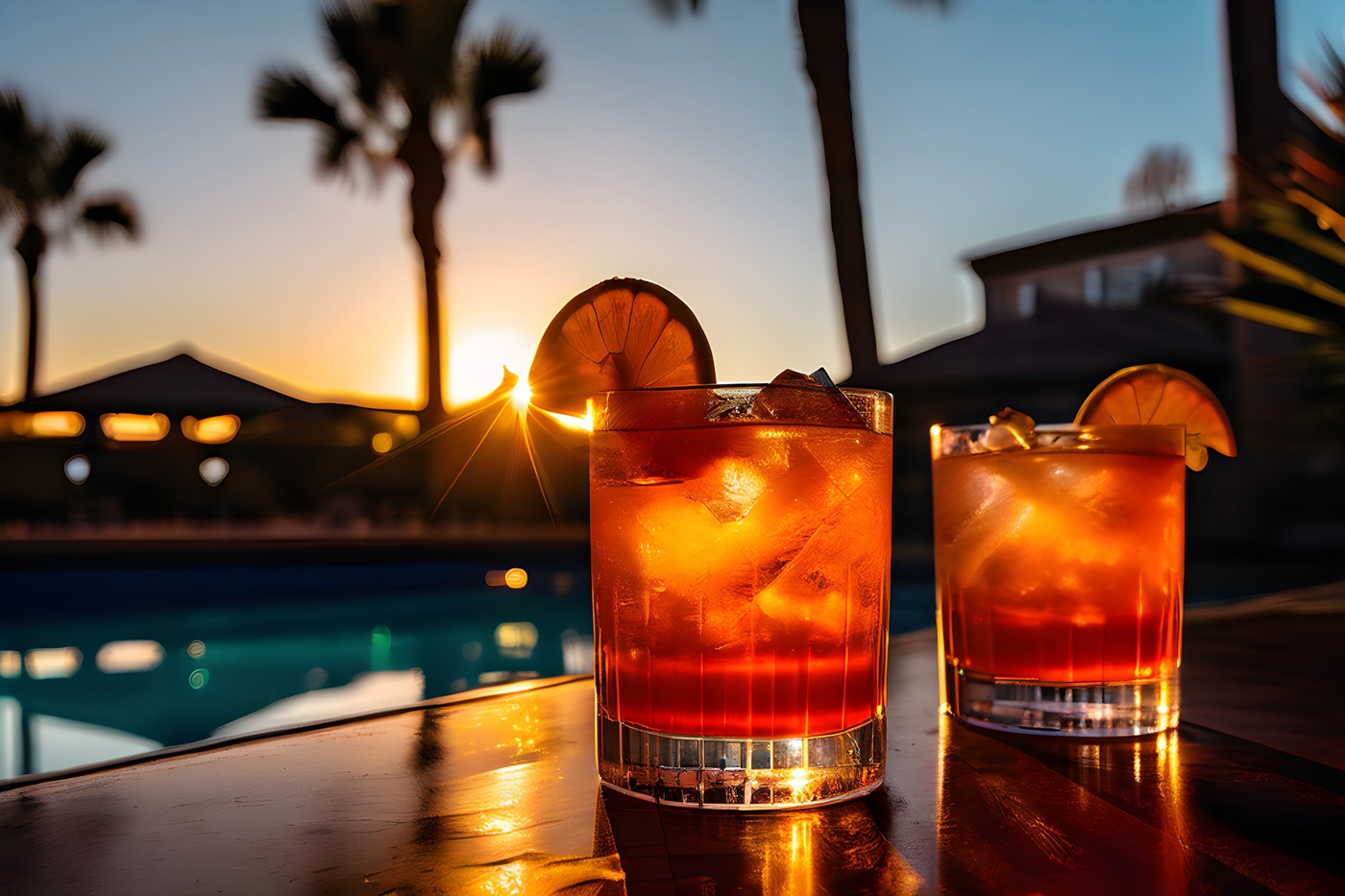 alkohol, pijača, tequila sunrise