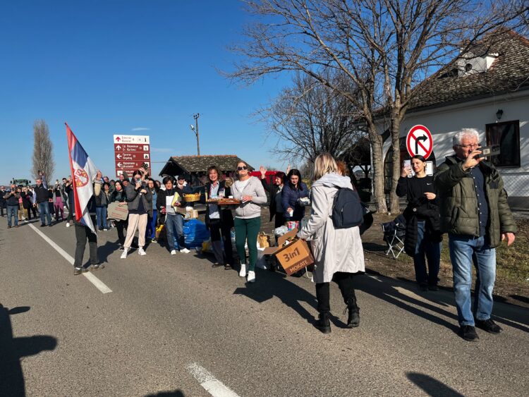 maradik, študenti, protest