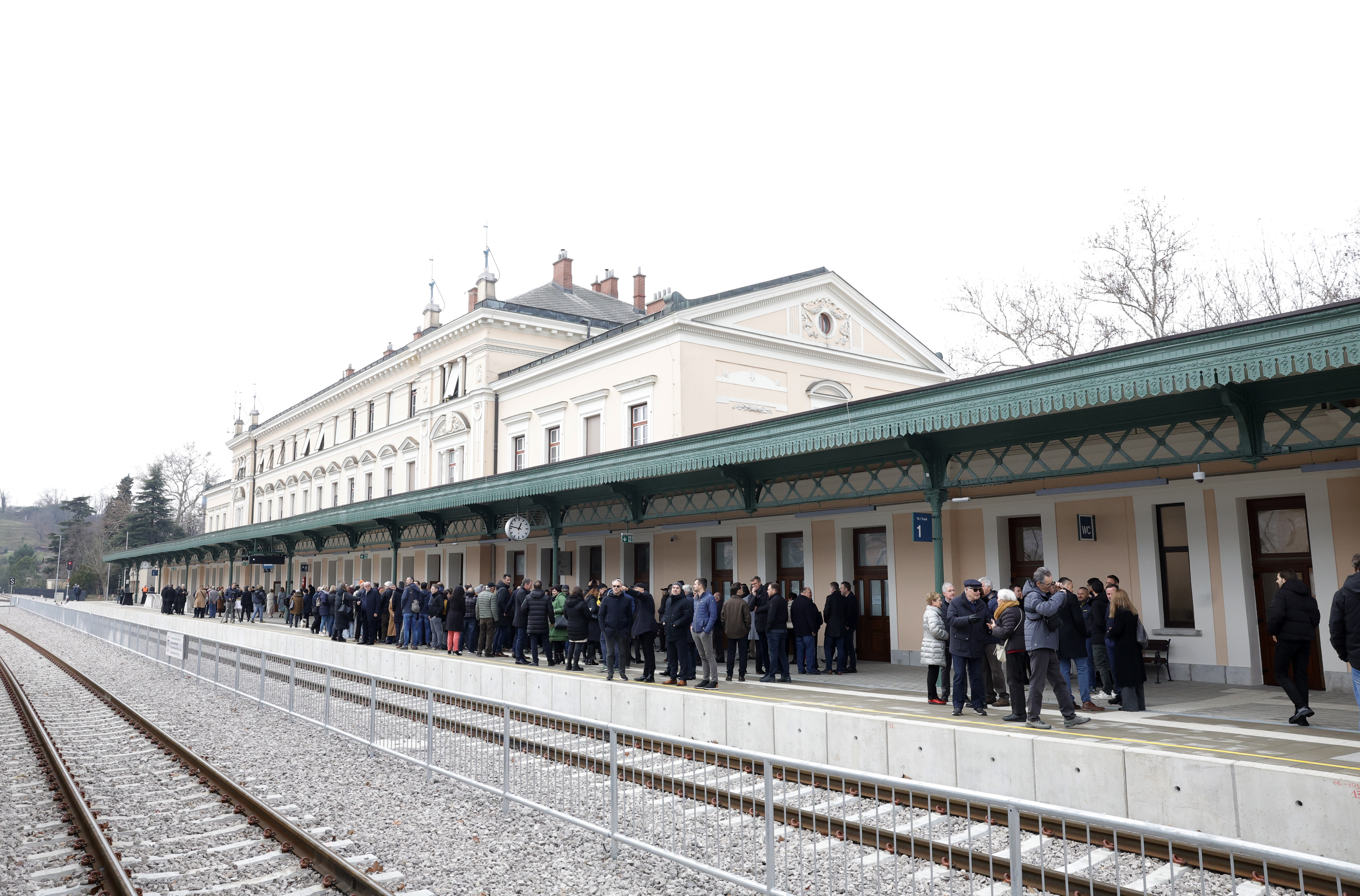 Nova Gorica, nova železniška postaja, otvoritev
