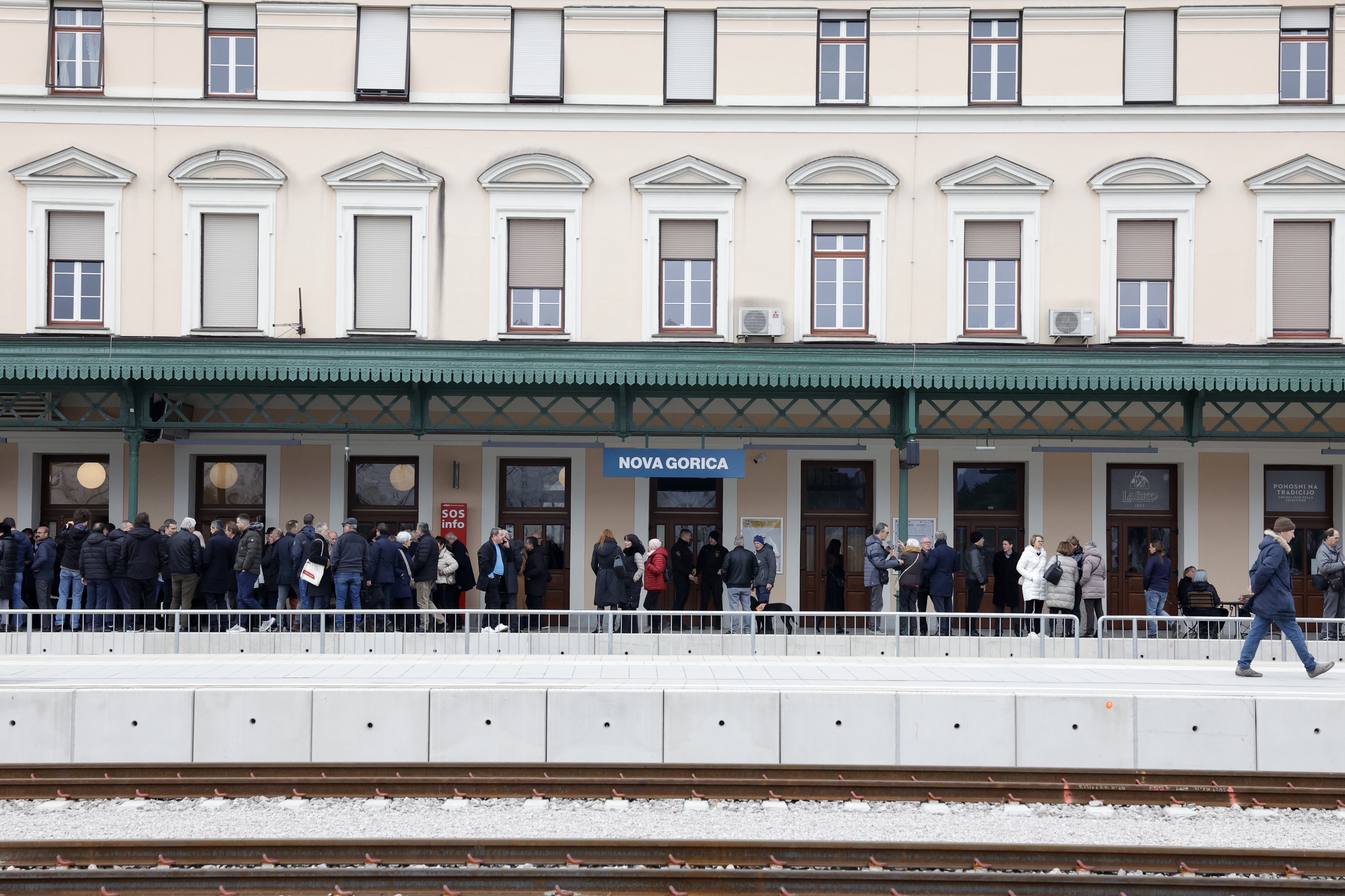 Nova Gorica, nova železniška postaja, otvoritev