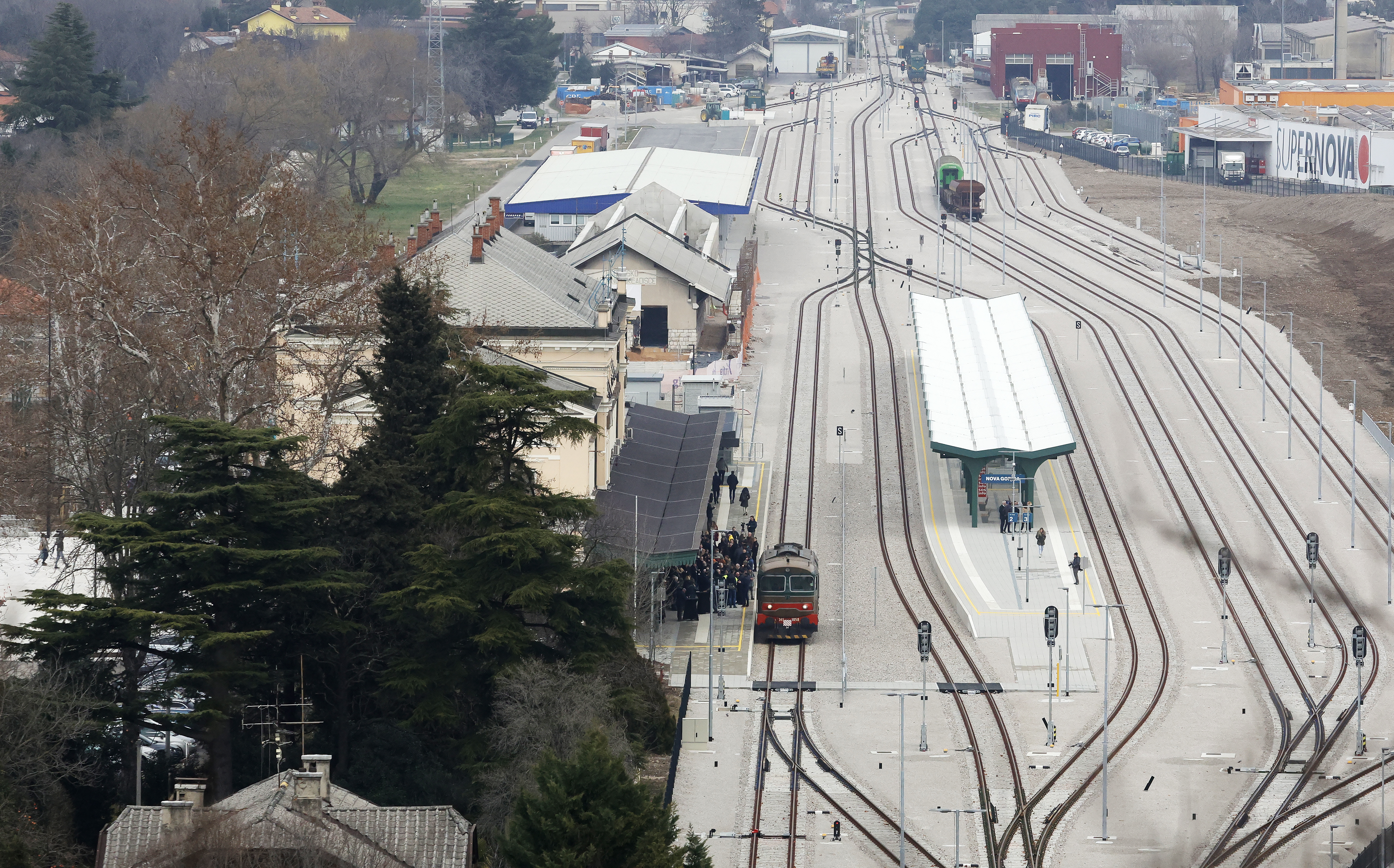 Nova Gorica, nova železniška postaja, otvoritev