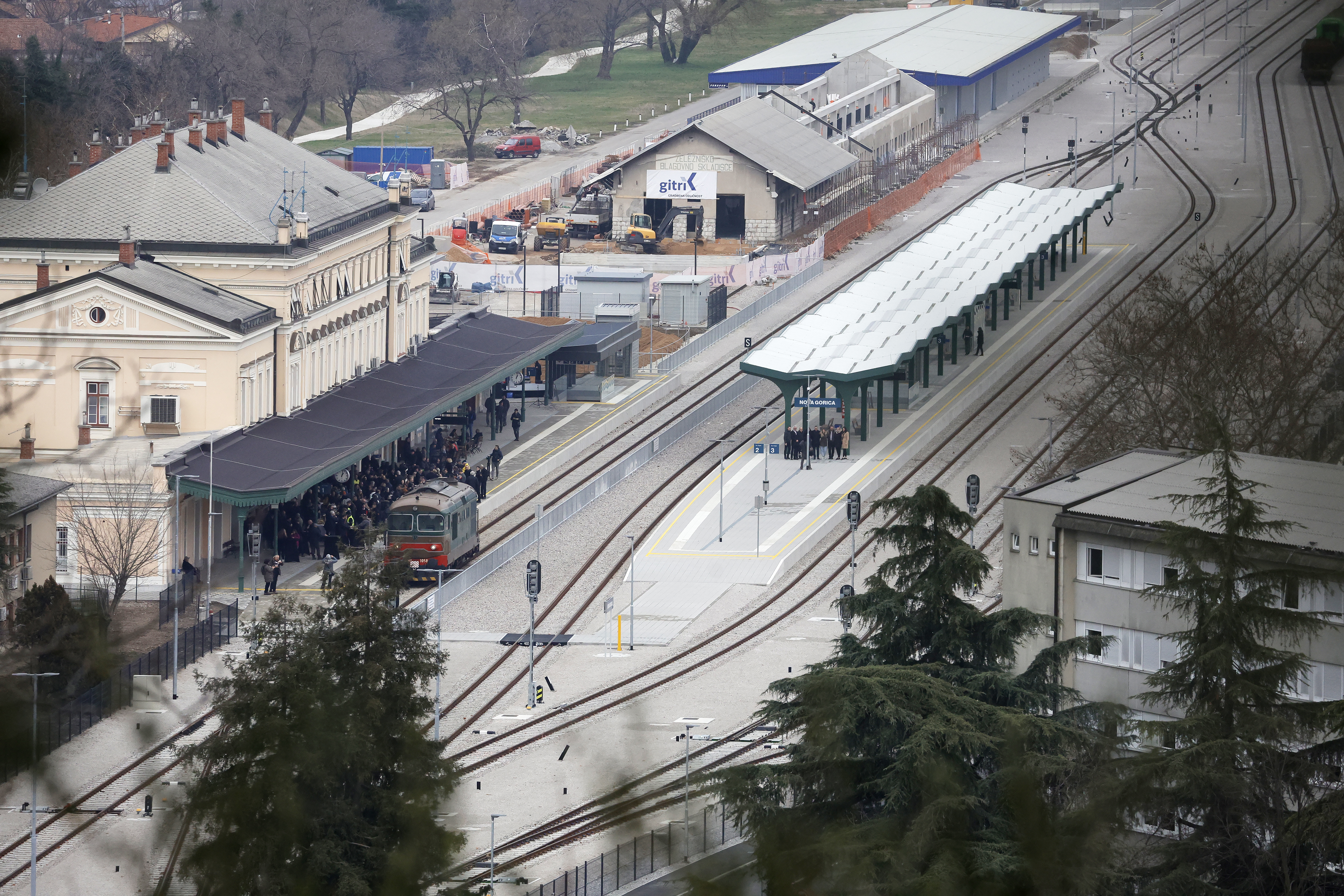 Nova Gorica, nova železniška postaja, otvoritev