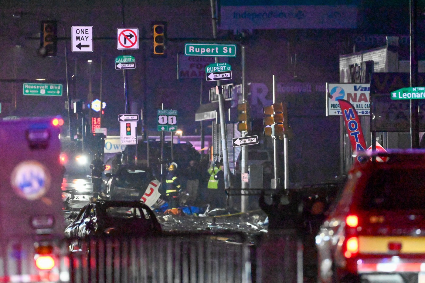 Strmoglavljenje letala v Philadelphii