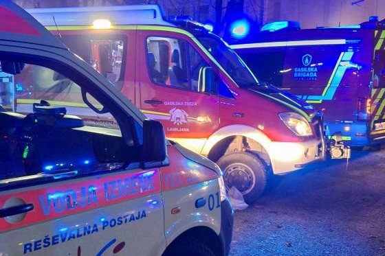 gasilci, gasilska zveza ljubljana, požar, dijaški dom ivana cankarja, intervencija