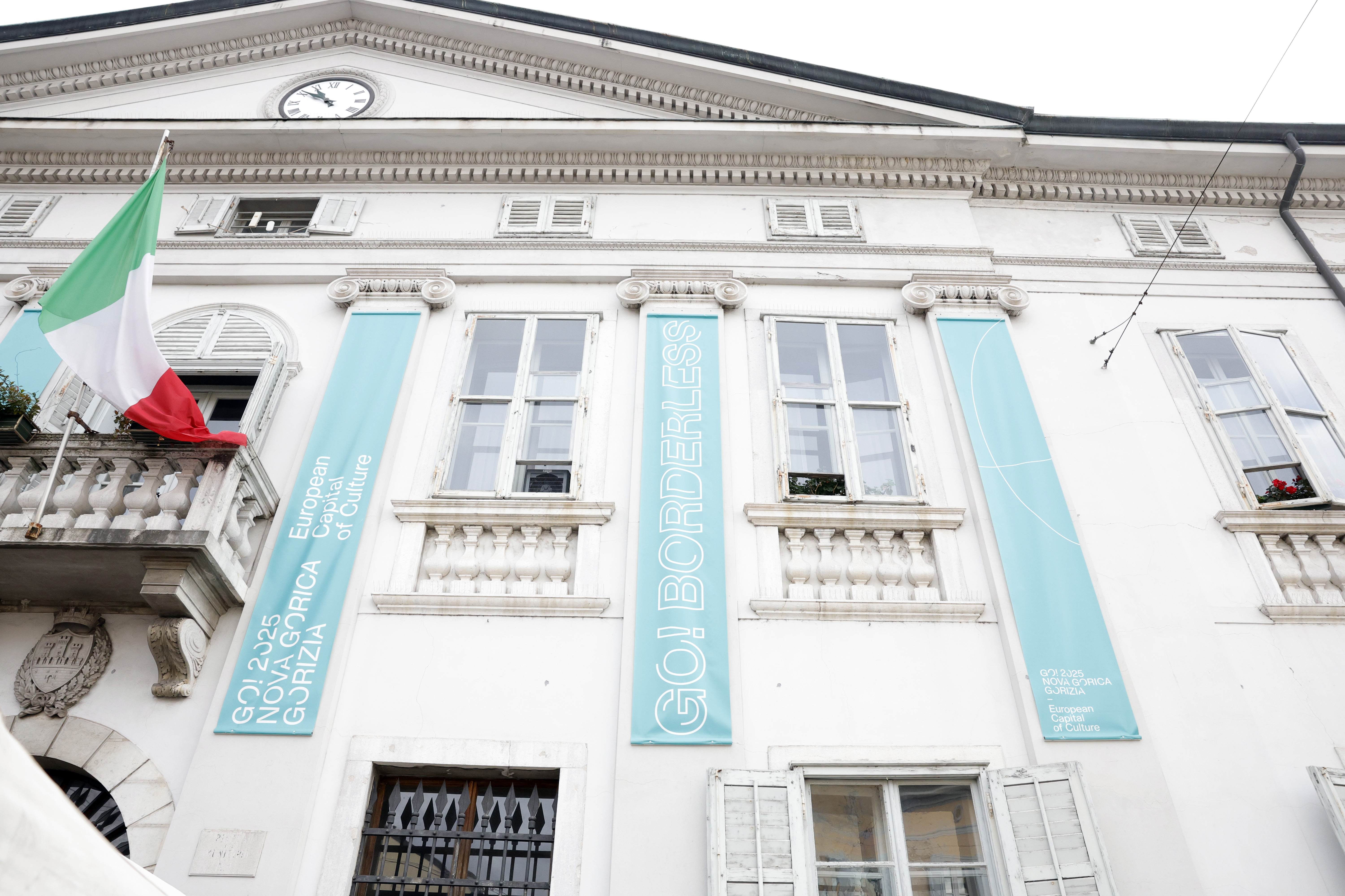 Benito Mussolini, protestni shod, častni občan, Gorica