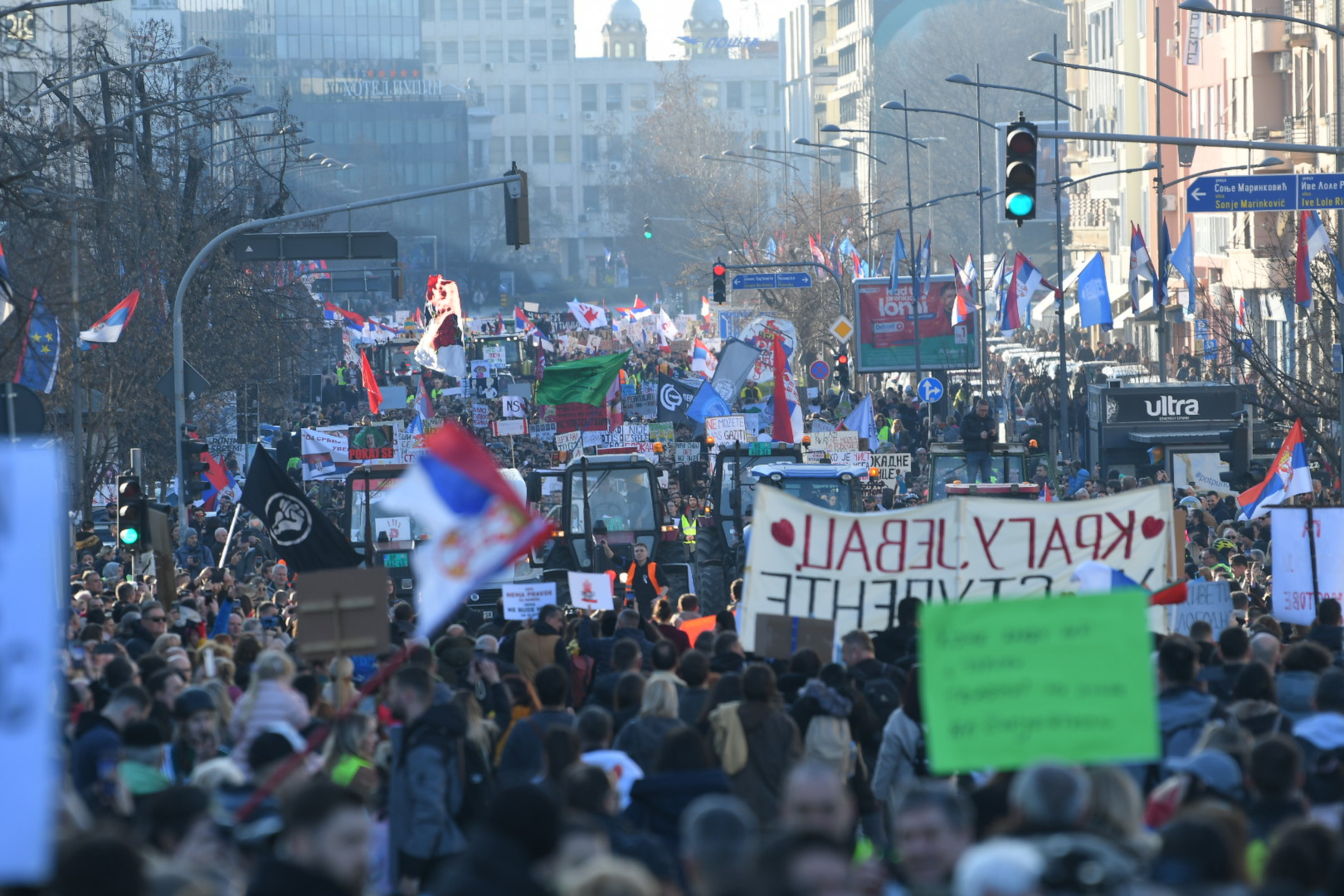 Protest v Novem Sadu, 1. februar 2025