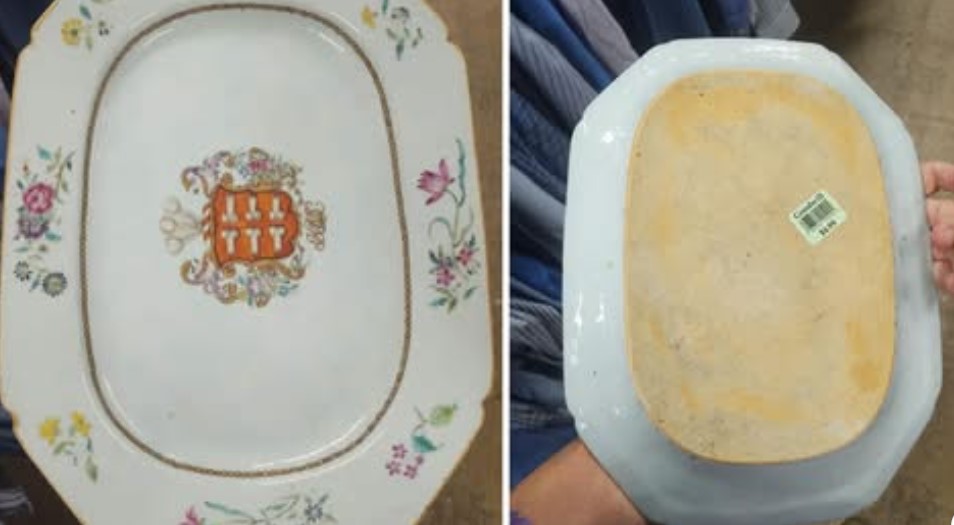 kitajski krožnik, dražba, viralno