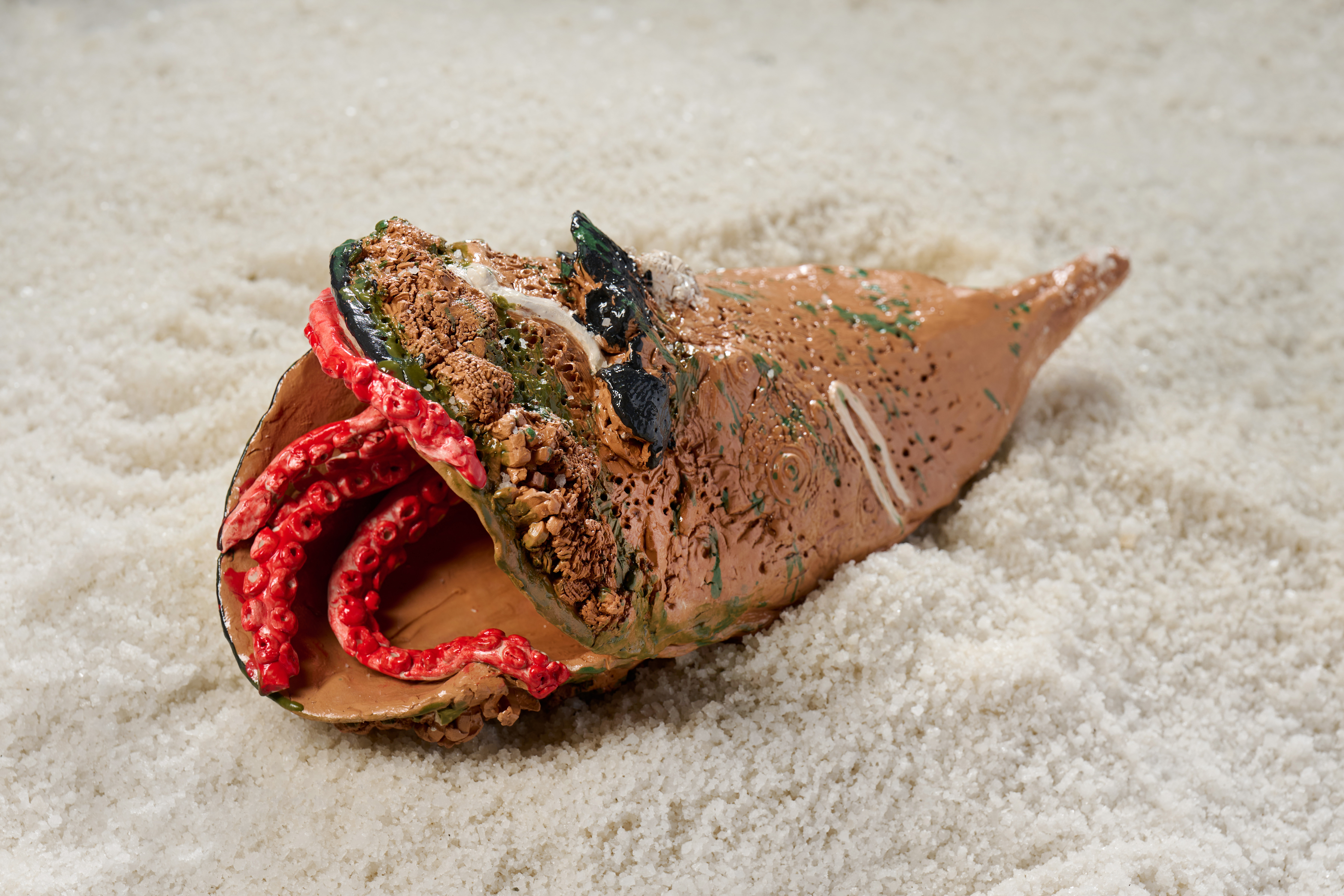 Avtorica skulpture Nina Gaber (Foto: Tomo Jeseničnik)