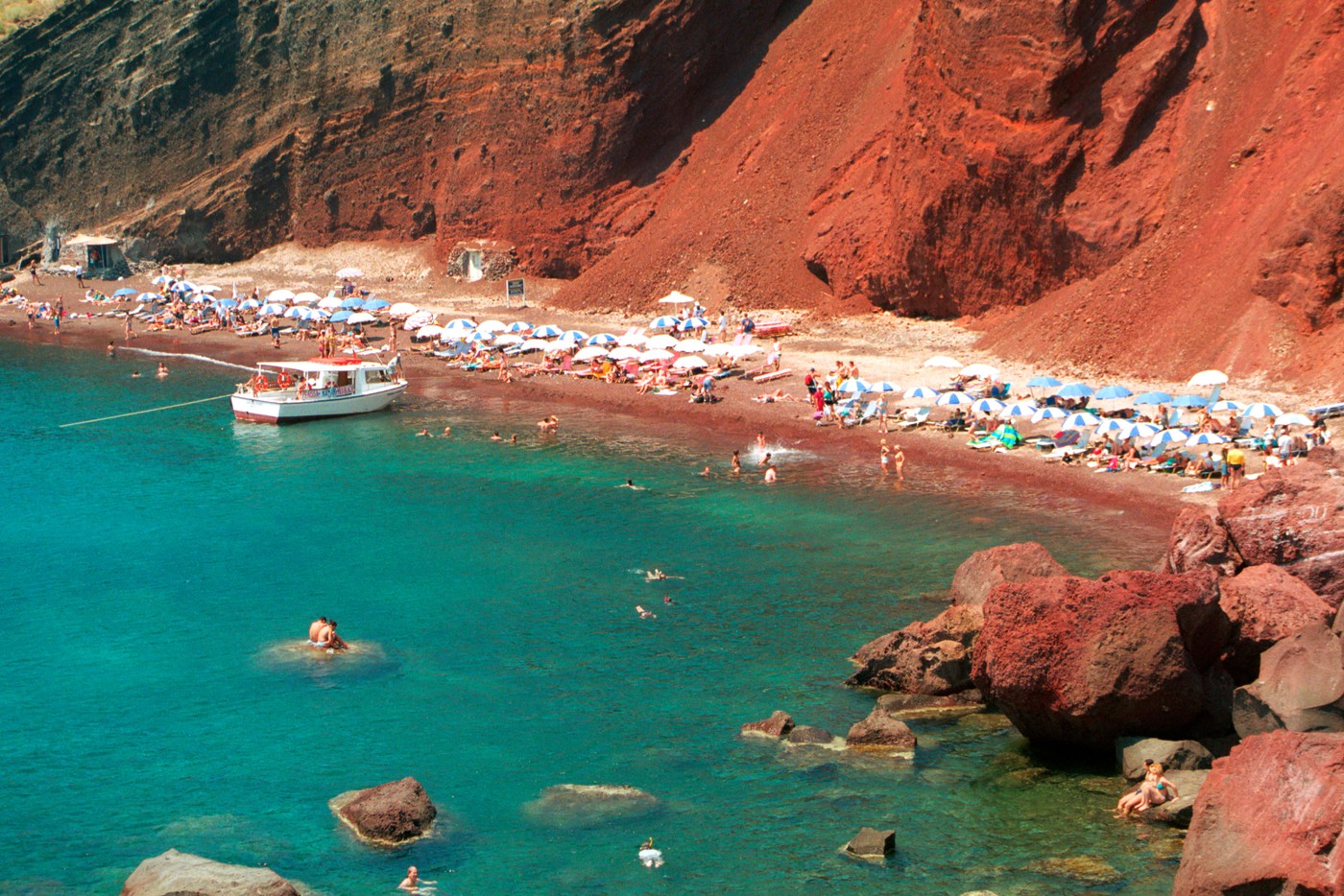 Rdeča plaža, Santorini
