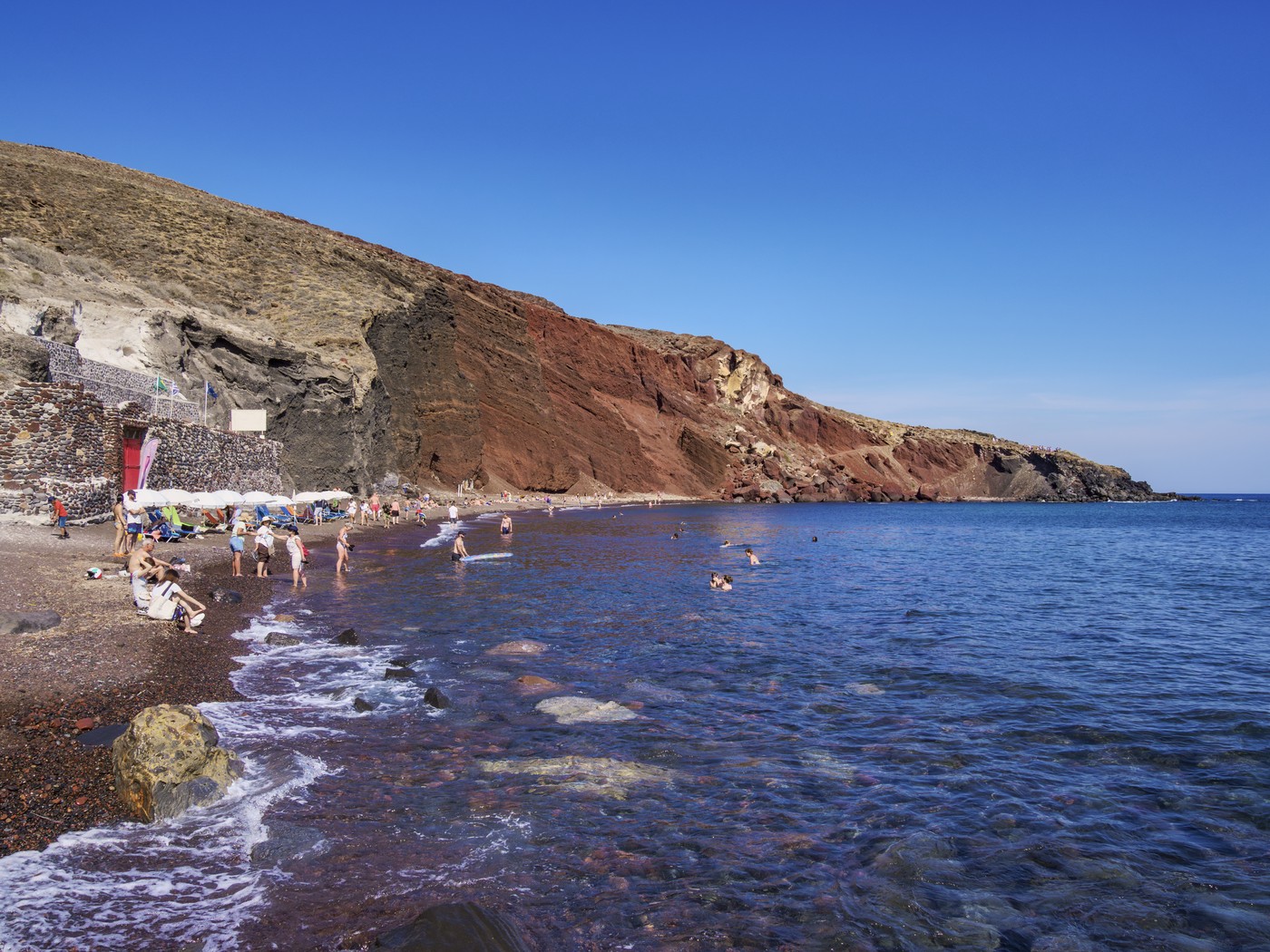 Rdeča plaža, Santorini