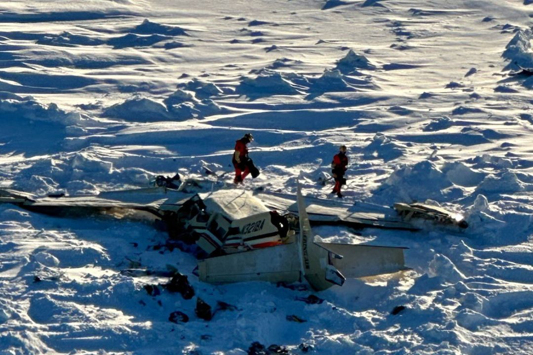 letalo, nesreča, razbitine, Aljaska