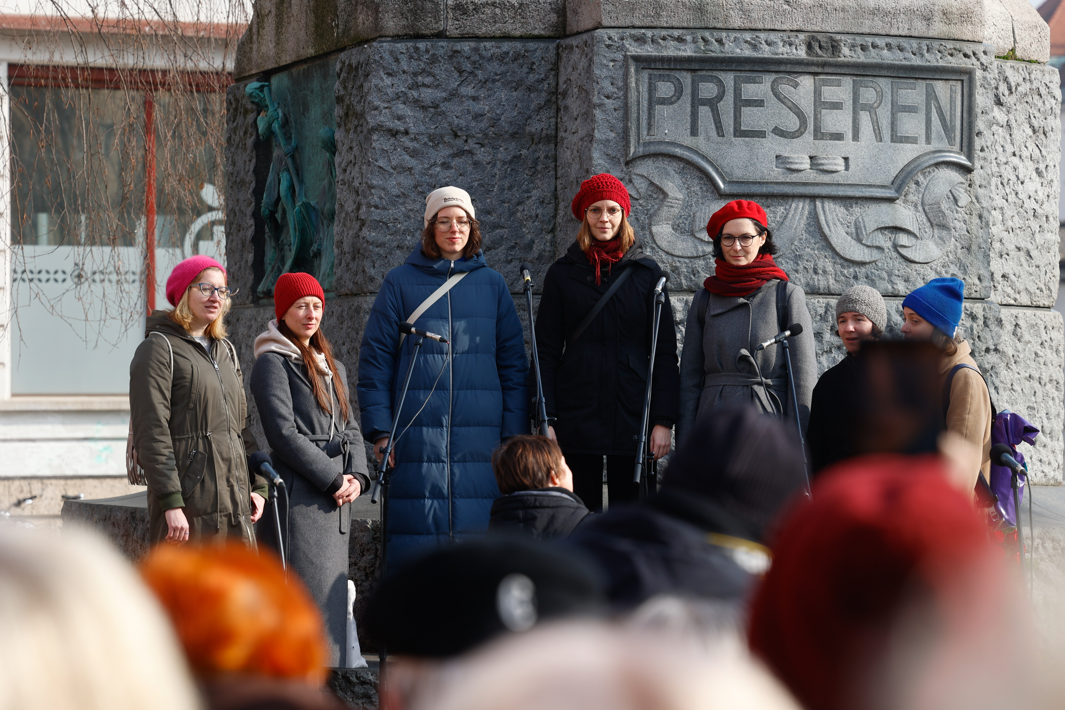 recital, Prešernov trg