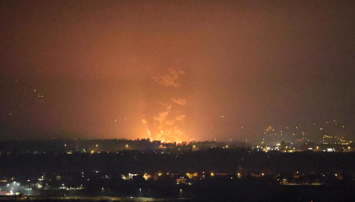 Požar v okolici Maribora (Foto: Večer)