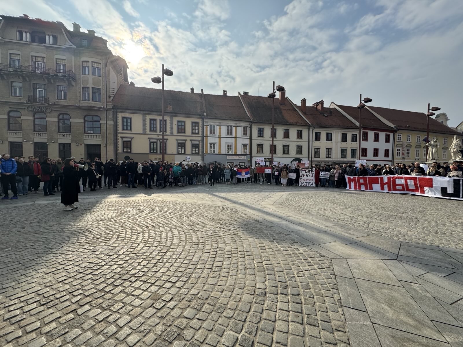 Protest v Mariboru