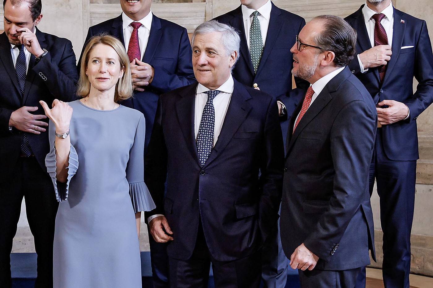 Kaja Kallas, Antonio Tajani, Alexandr Schallenberg
