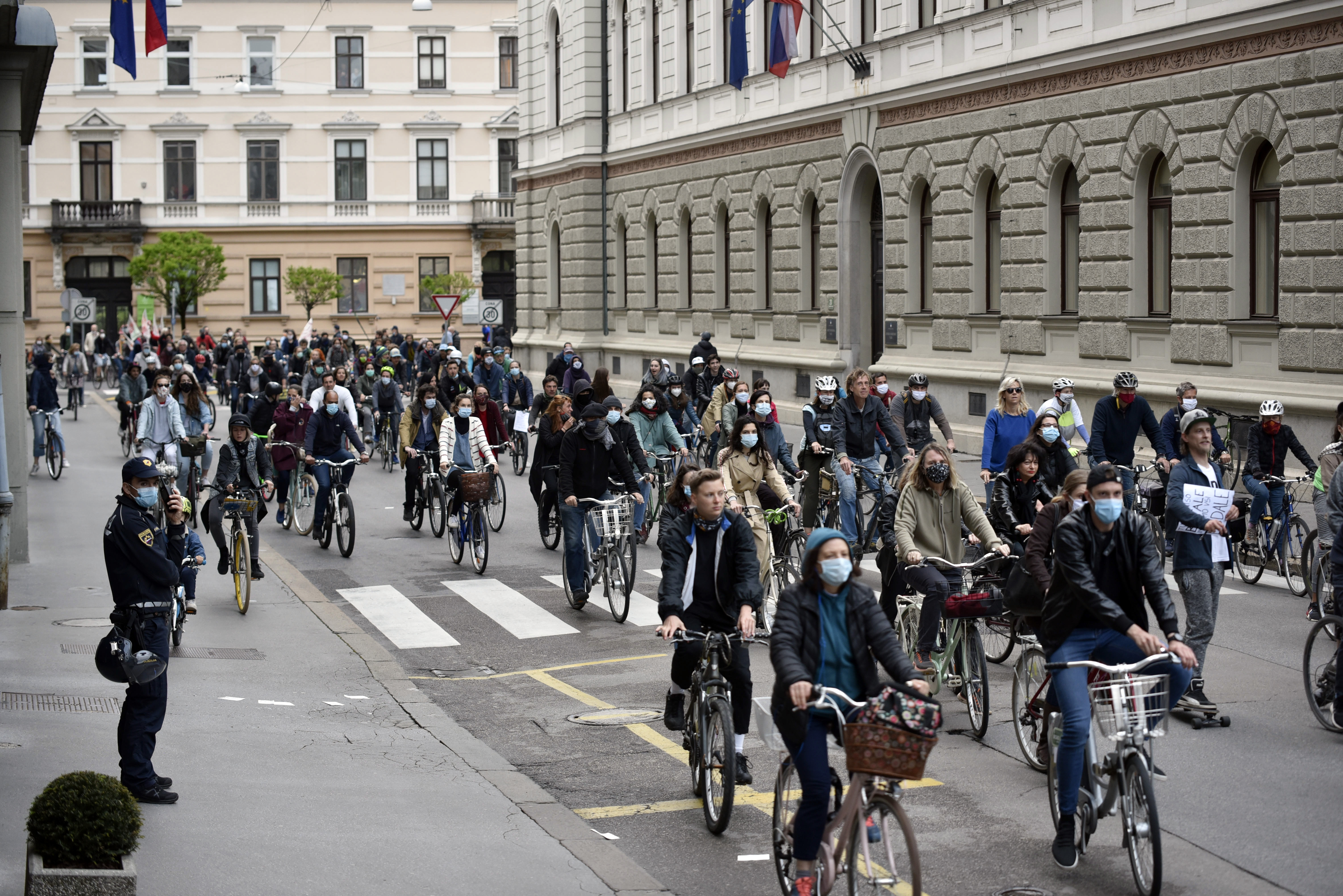 Koronavirus 1.maj protest