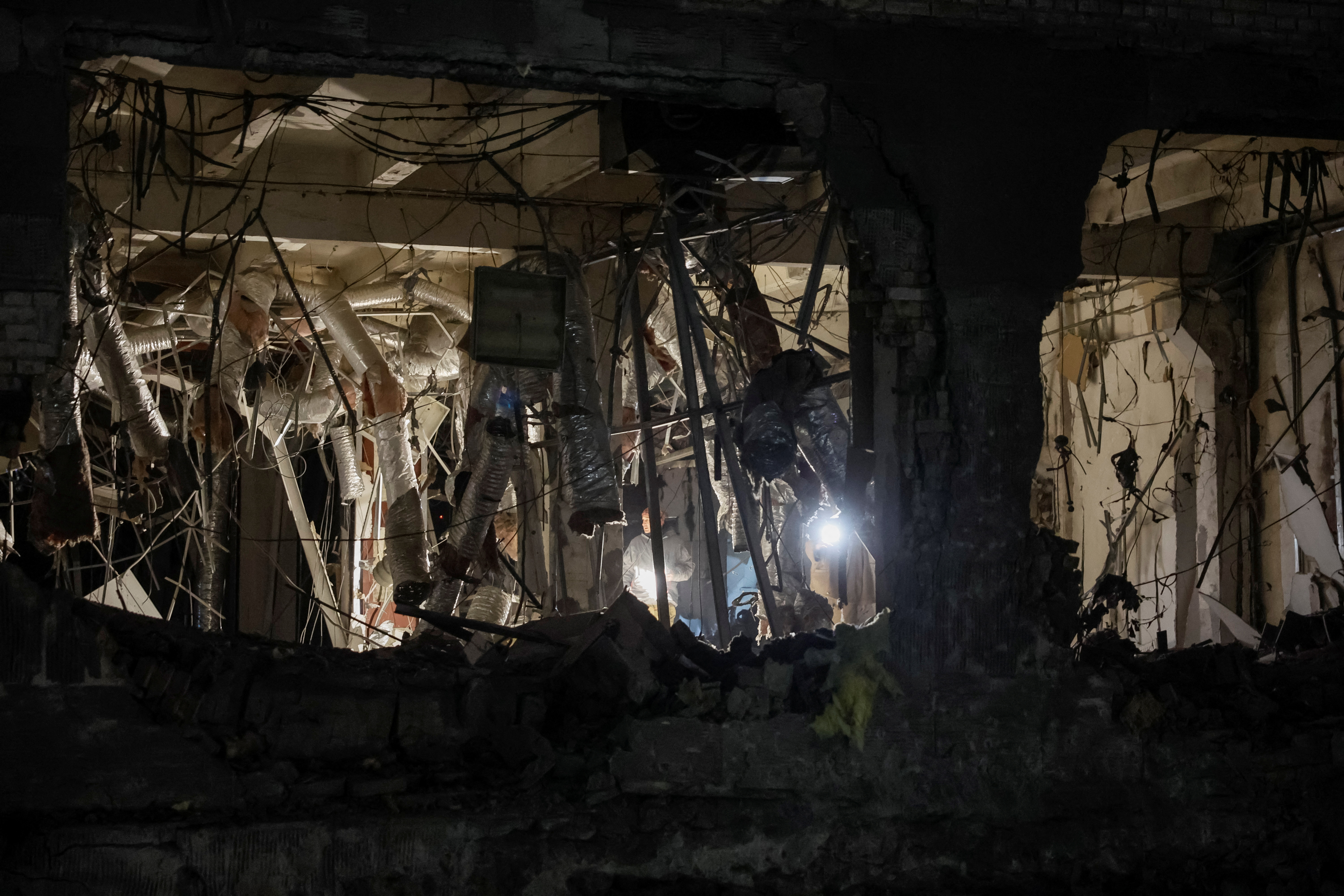 Kijev, škoda, napad, Ukrajina