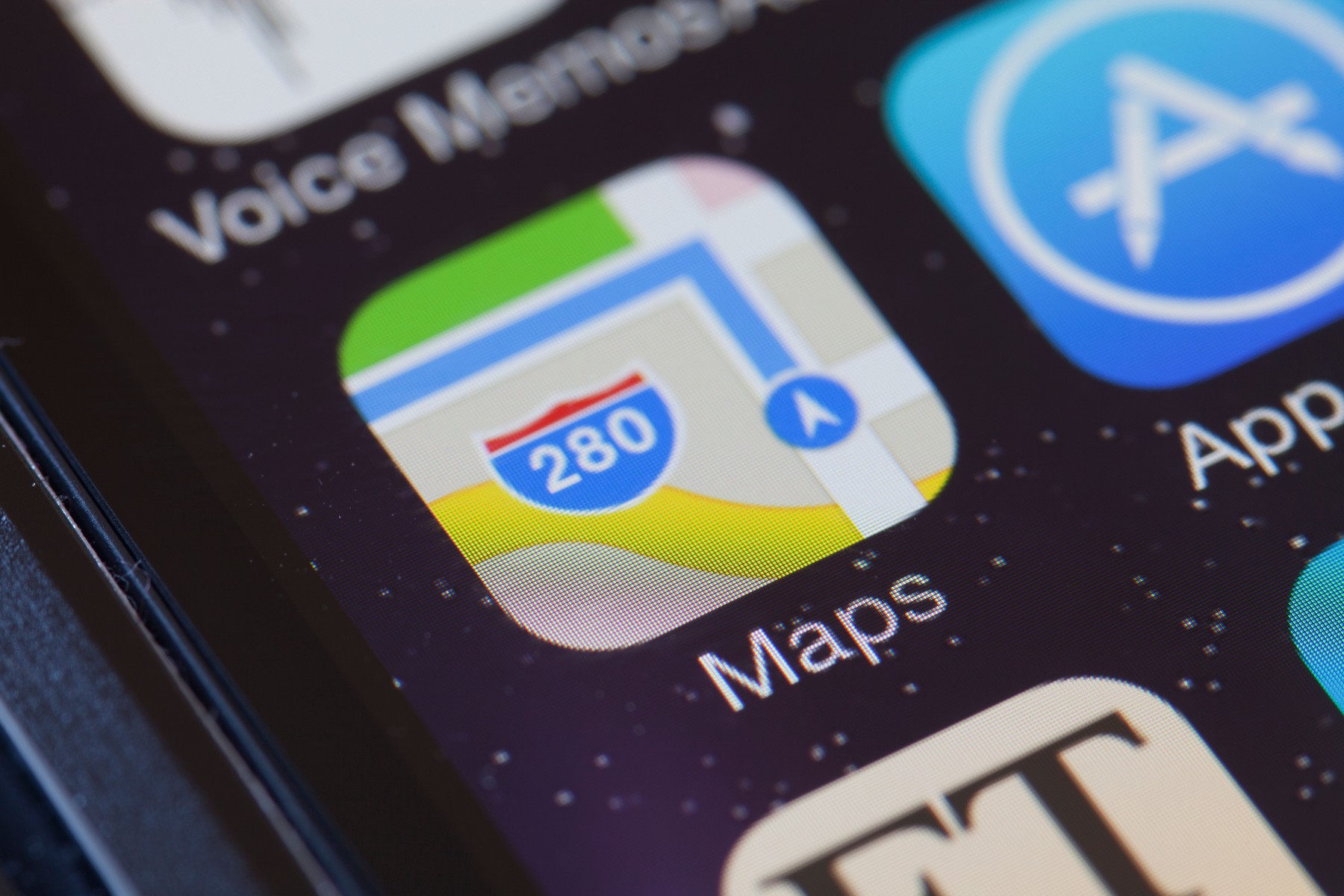 apple, maps, zemljevidi, aplikacija