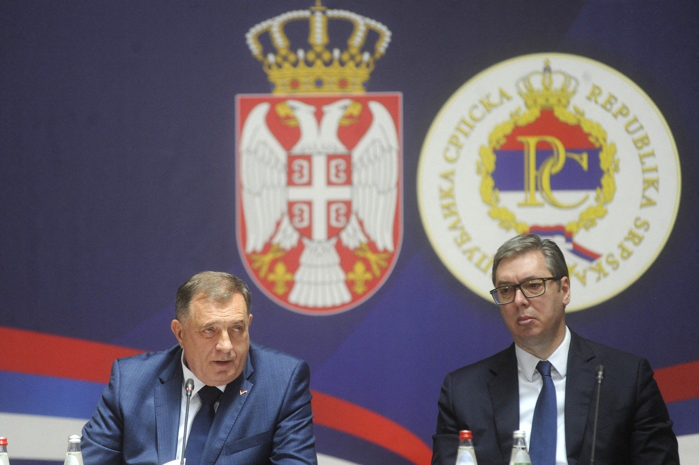 Milorad Dodik in Aleksandar Vučić,