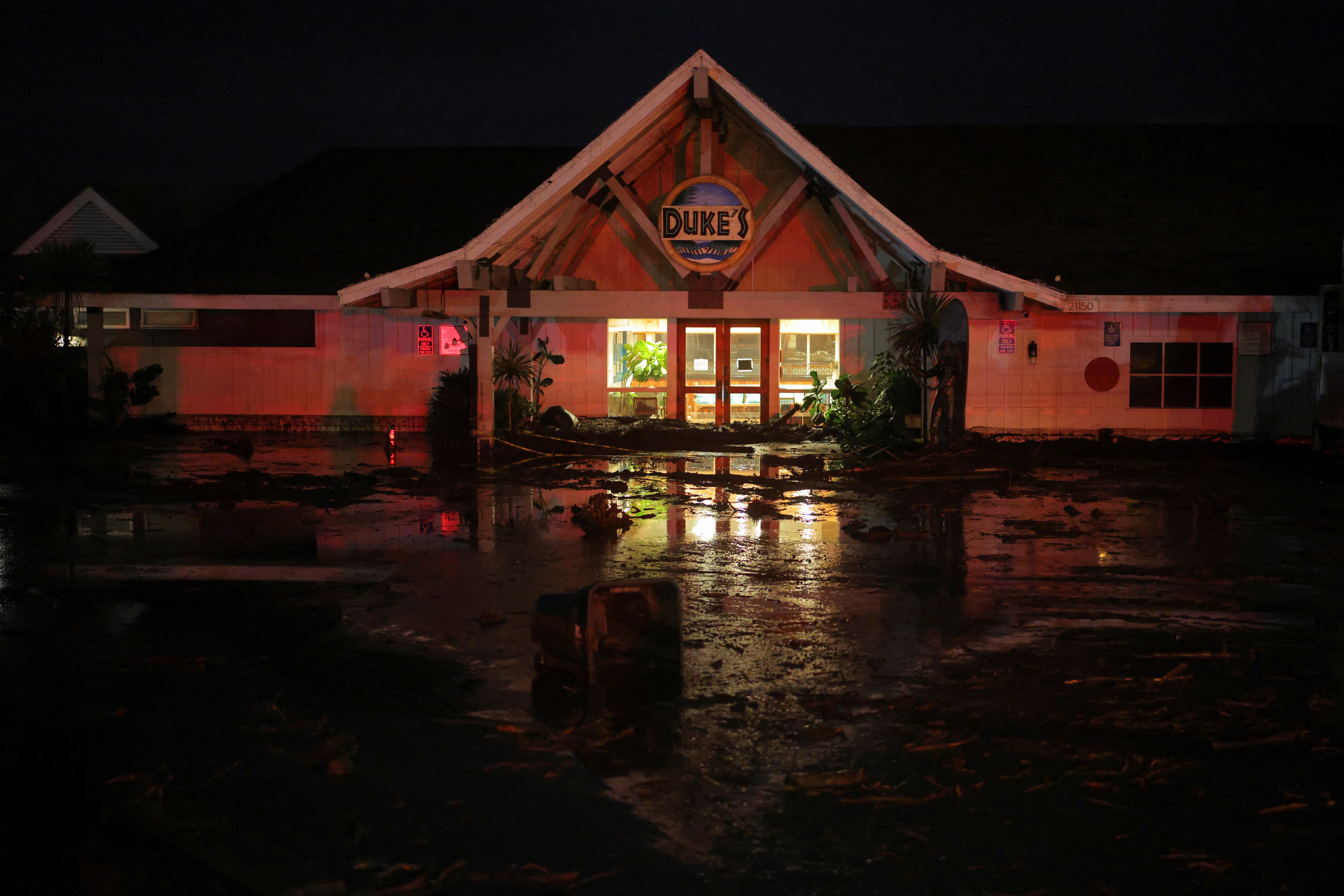 los angeles, požar, plazovi, neurje