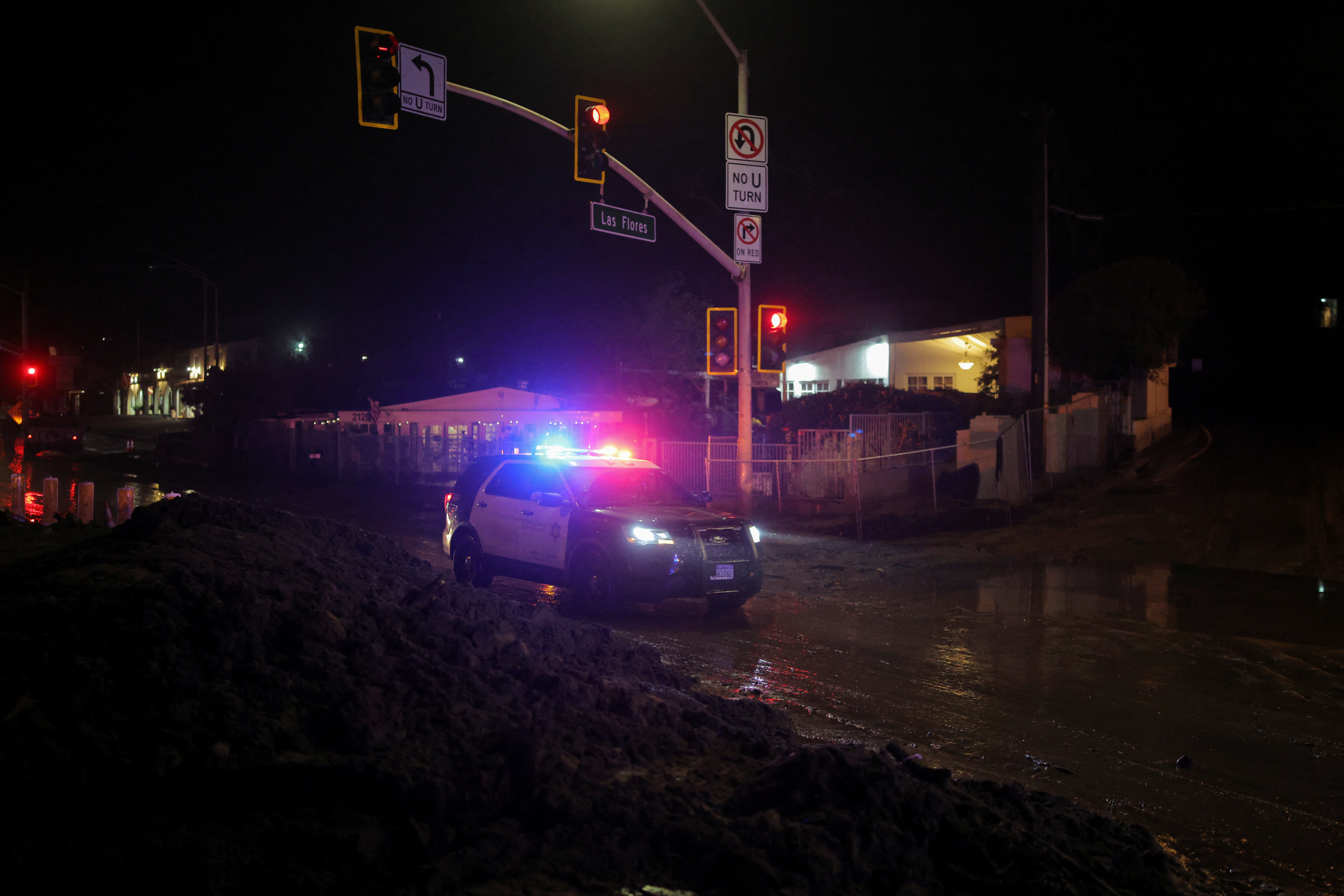 los angeles, požar, plazovi, neurje