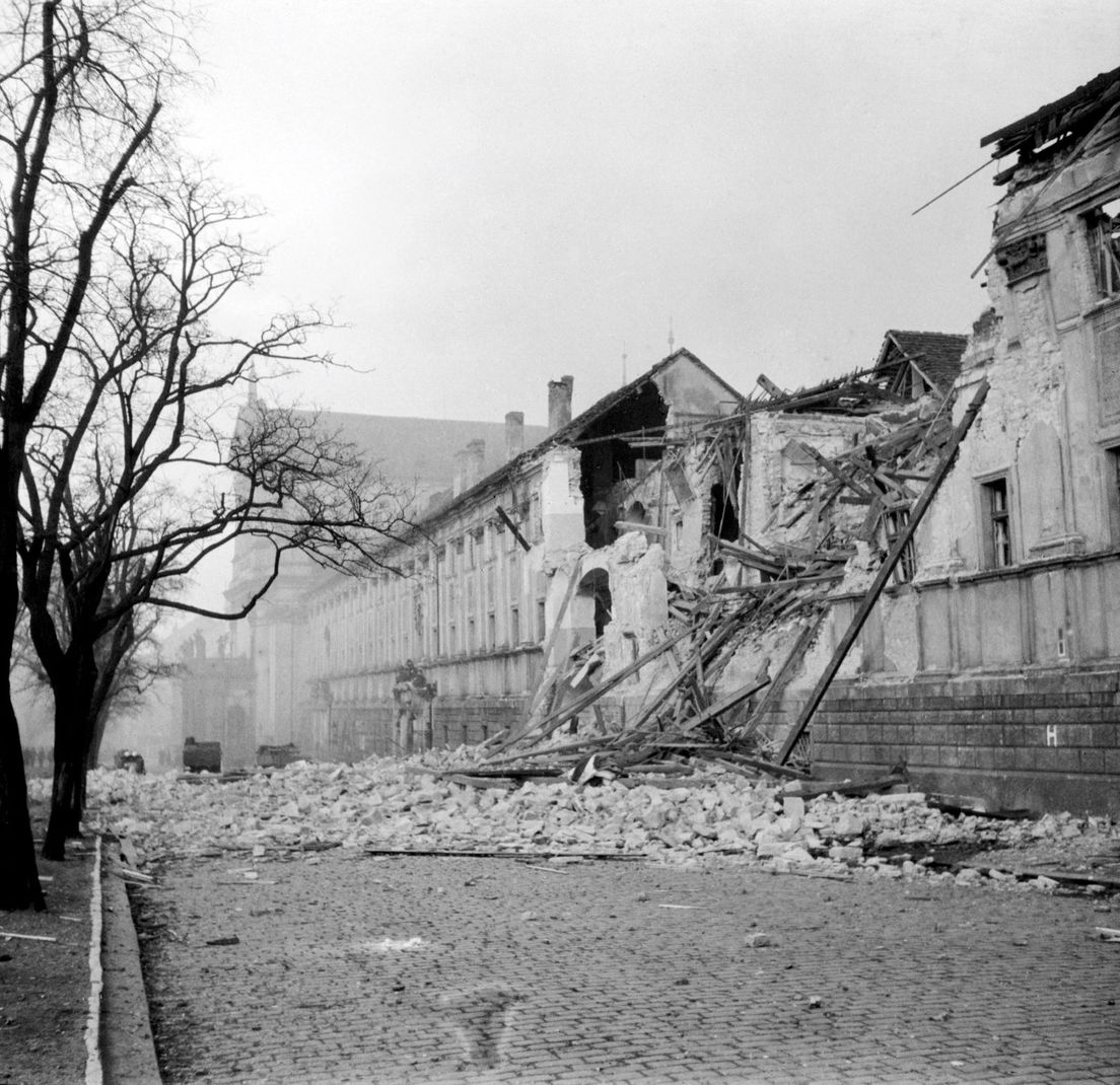 praga, bombardiranje, druga svetovna vojna