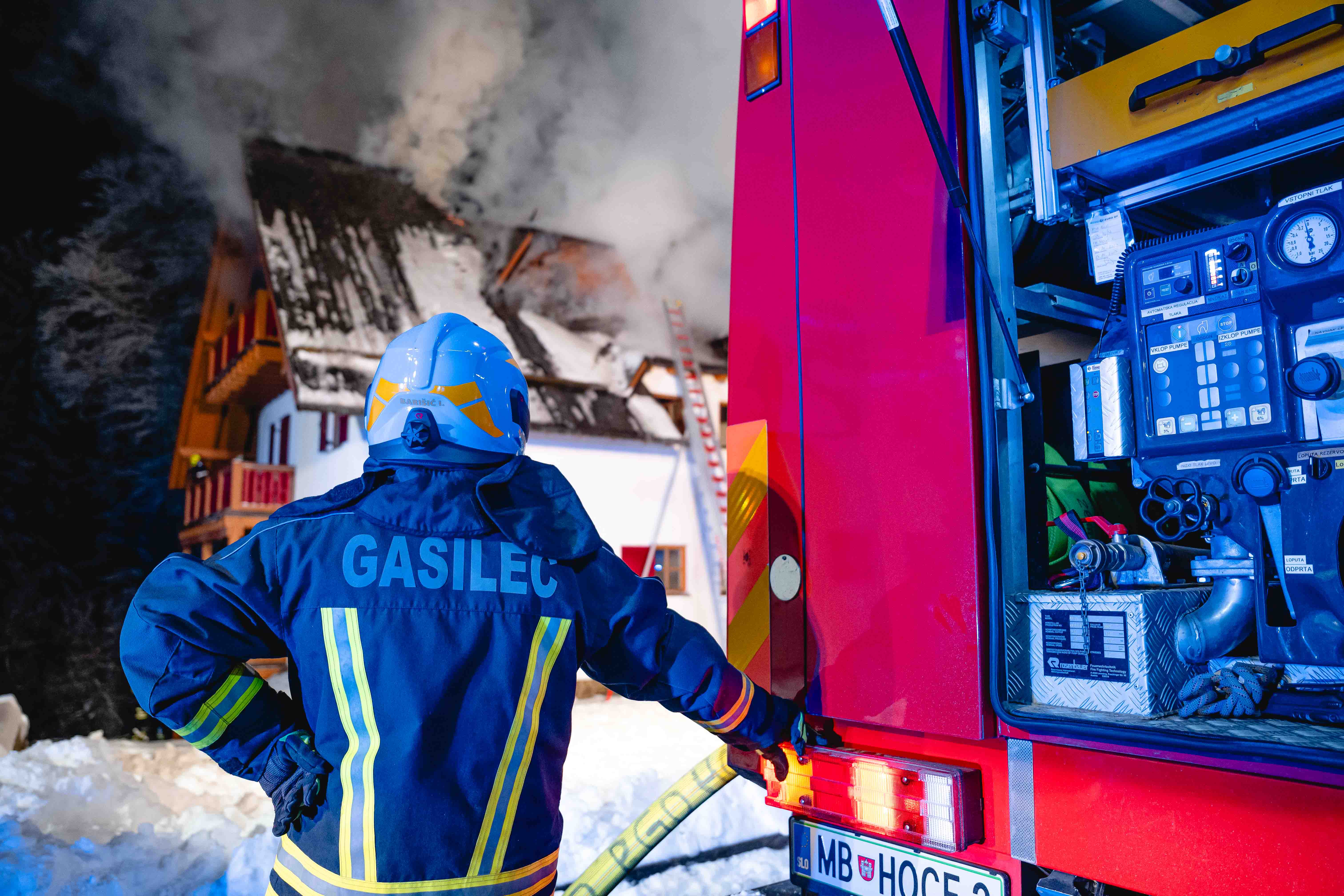 Požar, bolfenk, pohorje, mariborsko pohorje, maribor, gasilci