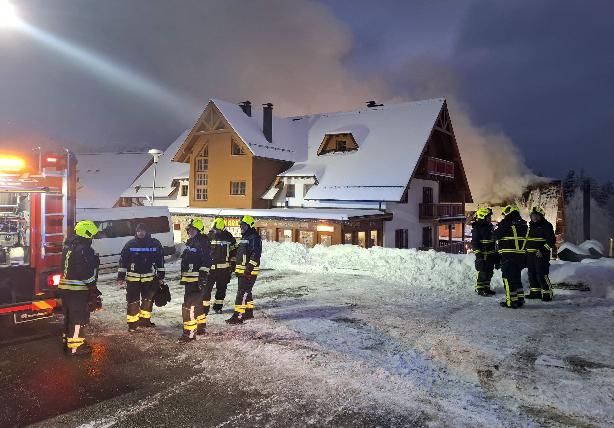 Požar, bolfenk, pohorje, mariborsko pohorje, maribor, gasilci