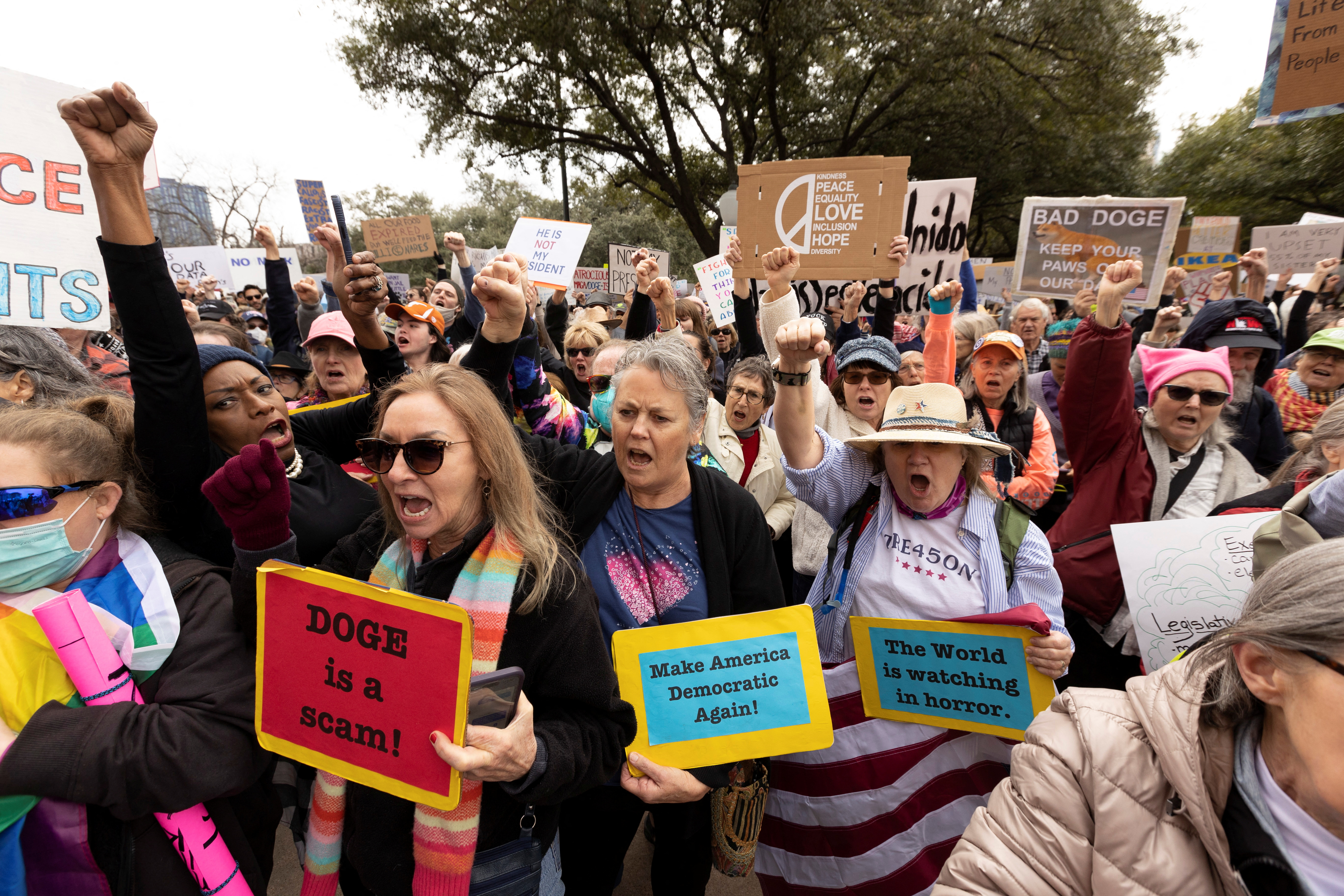 zda, protesti, donald trump