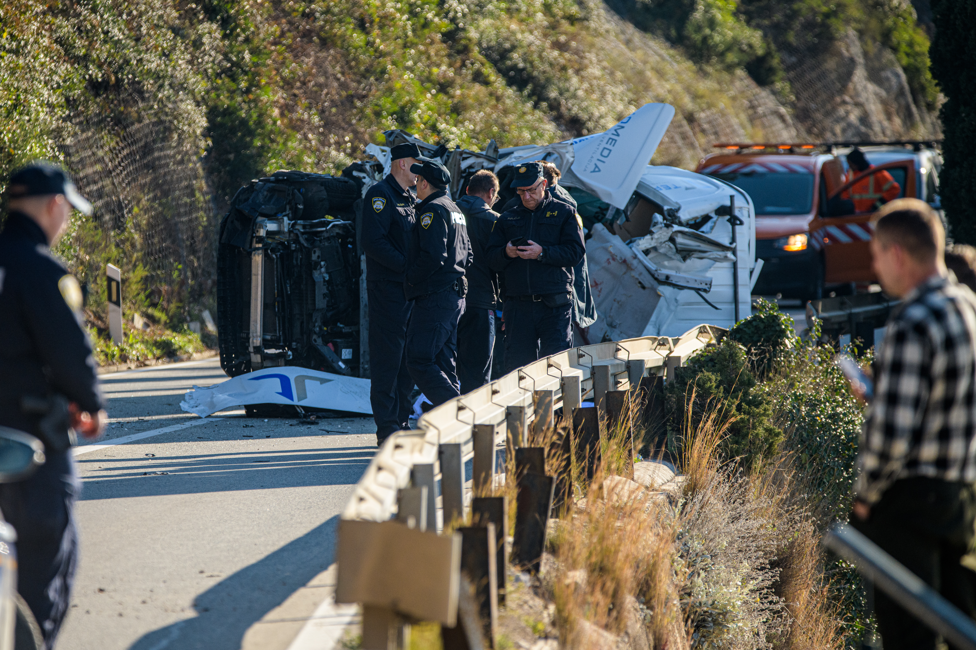 Prometna nesreča, dubrovnik, hrvaška