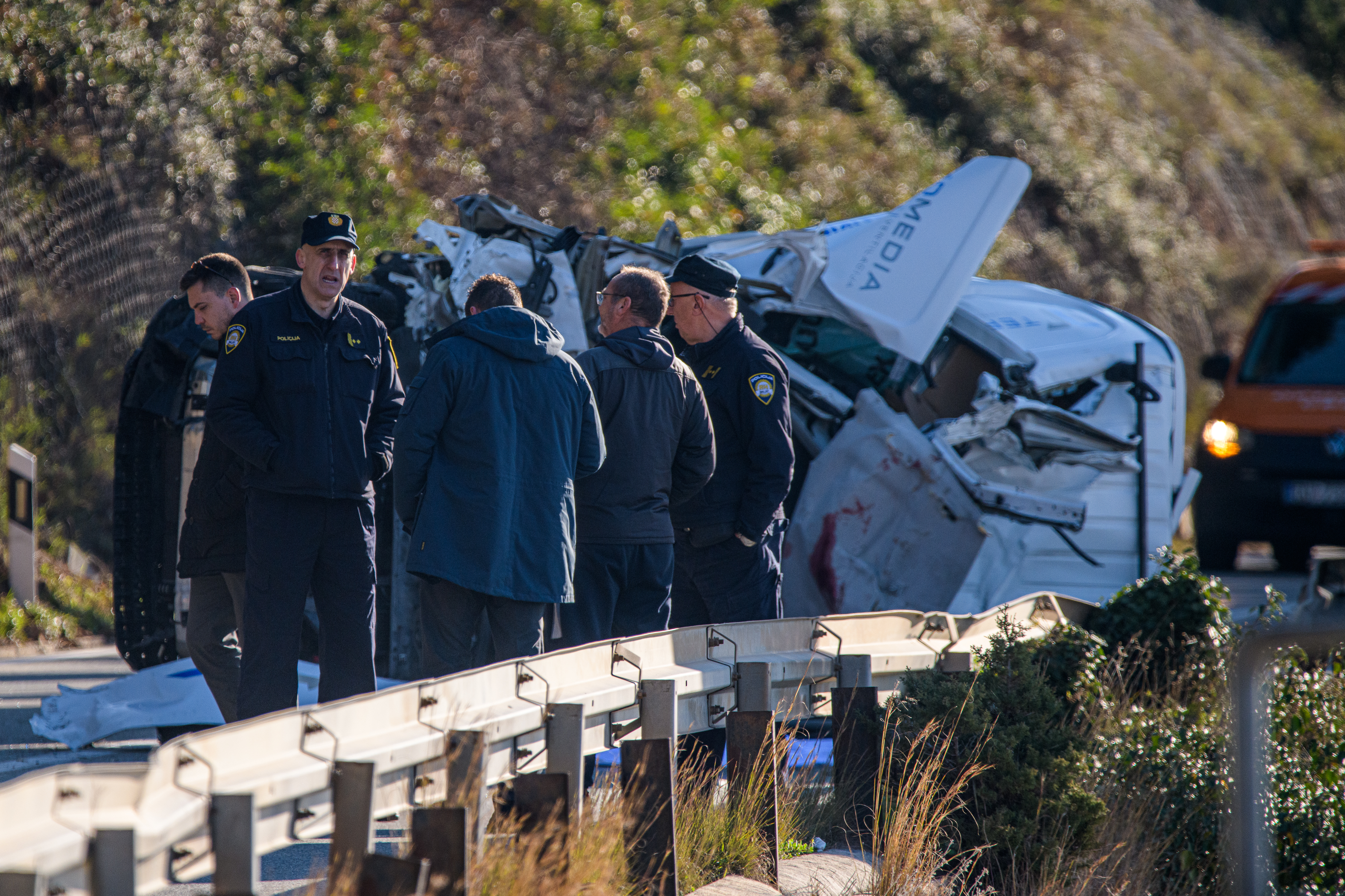 Prometna nesreča, dubrovnik, hrvaška