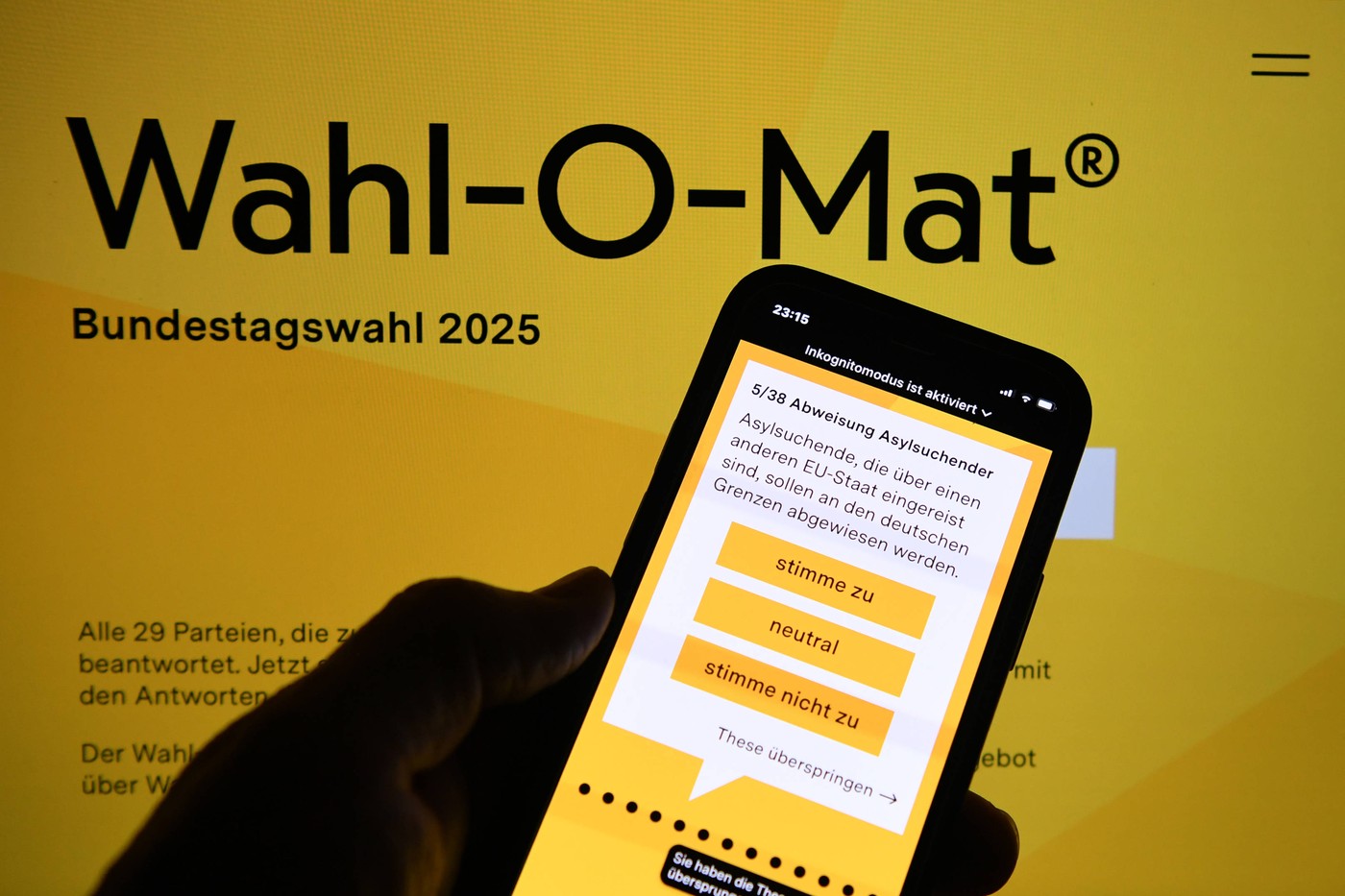 Wahl-O-Mat, nemčija, volitve, spletni vprašalnik