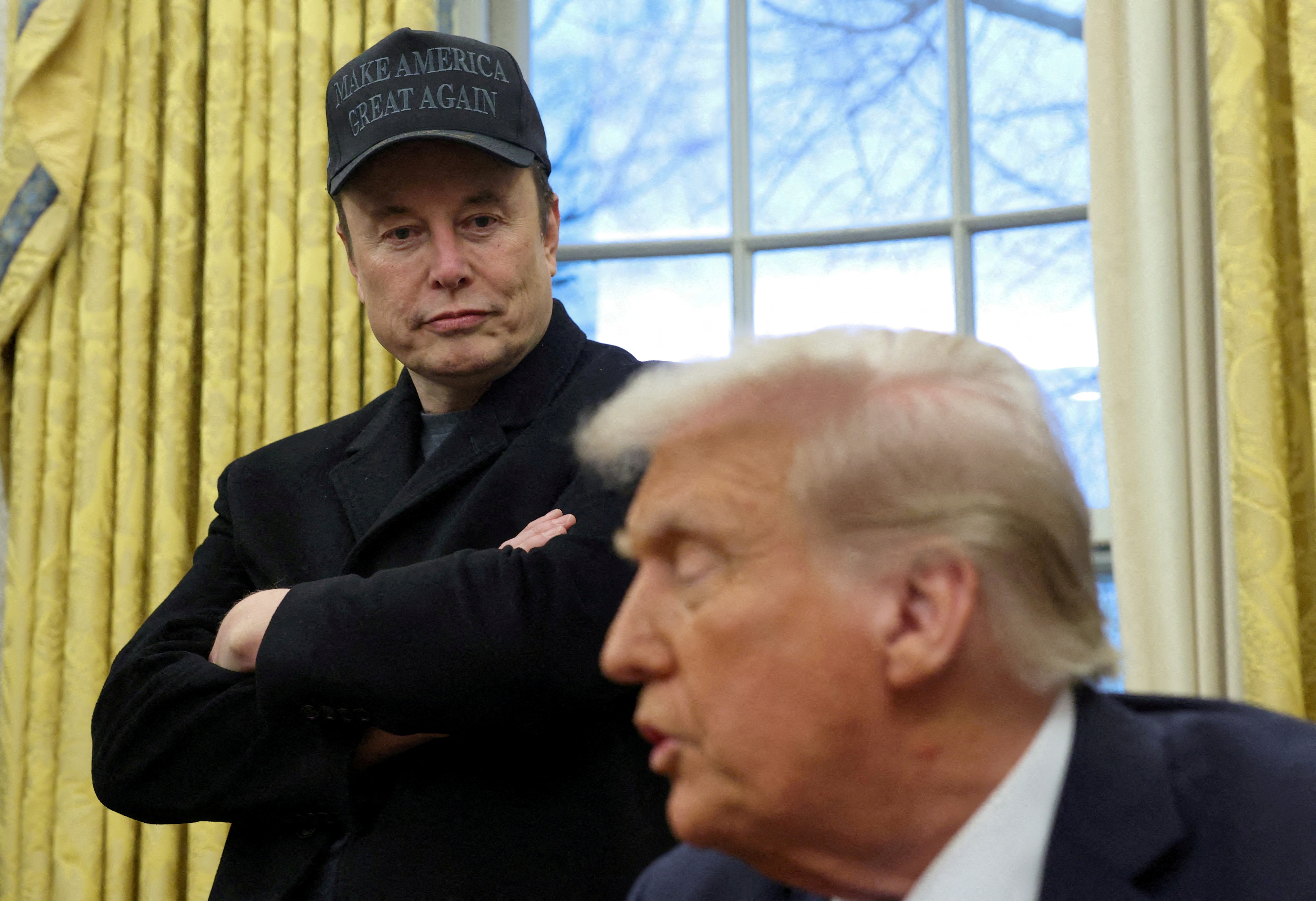 elon musk, donald trump