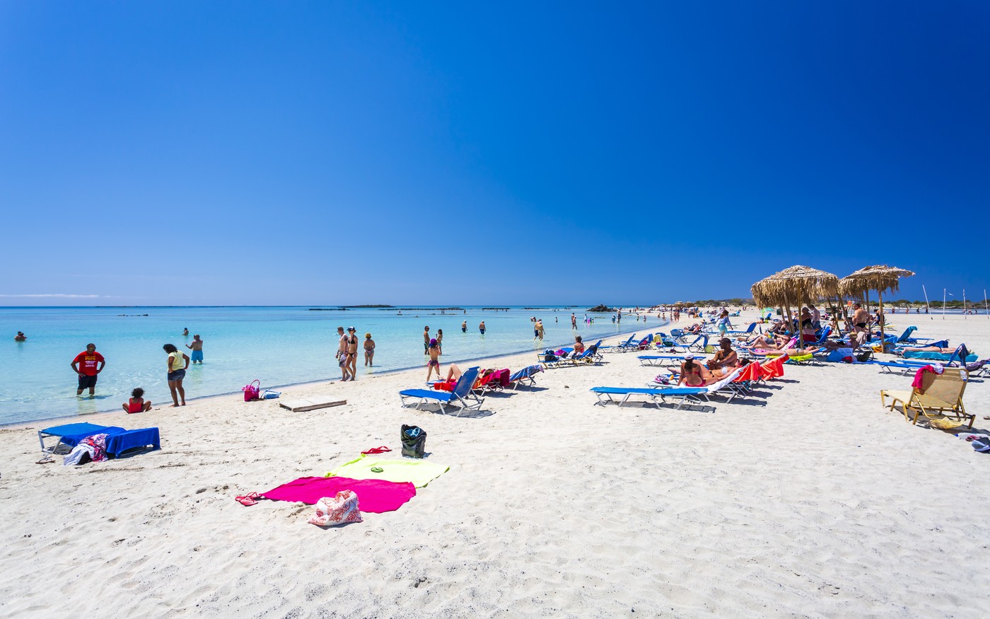 Elafonissi, plaža, Kreta, Grčija
