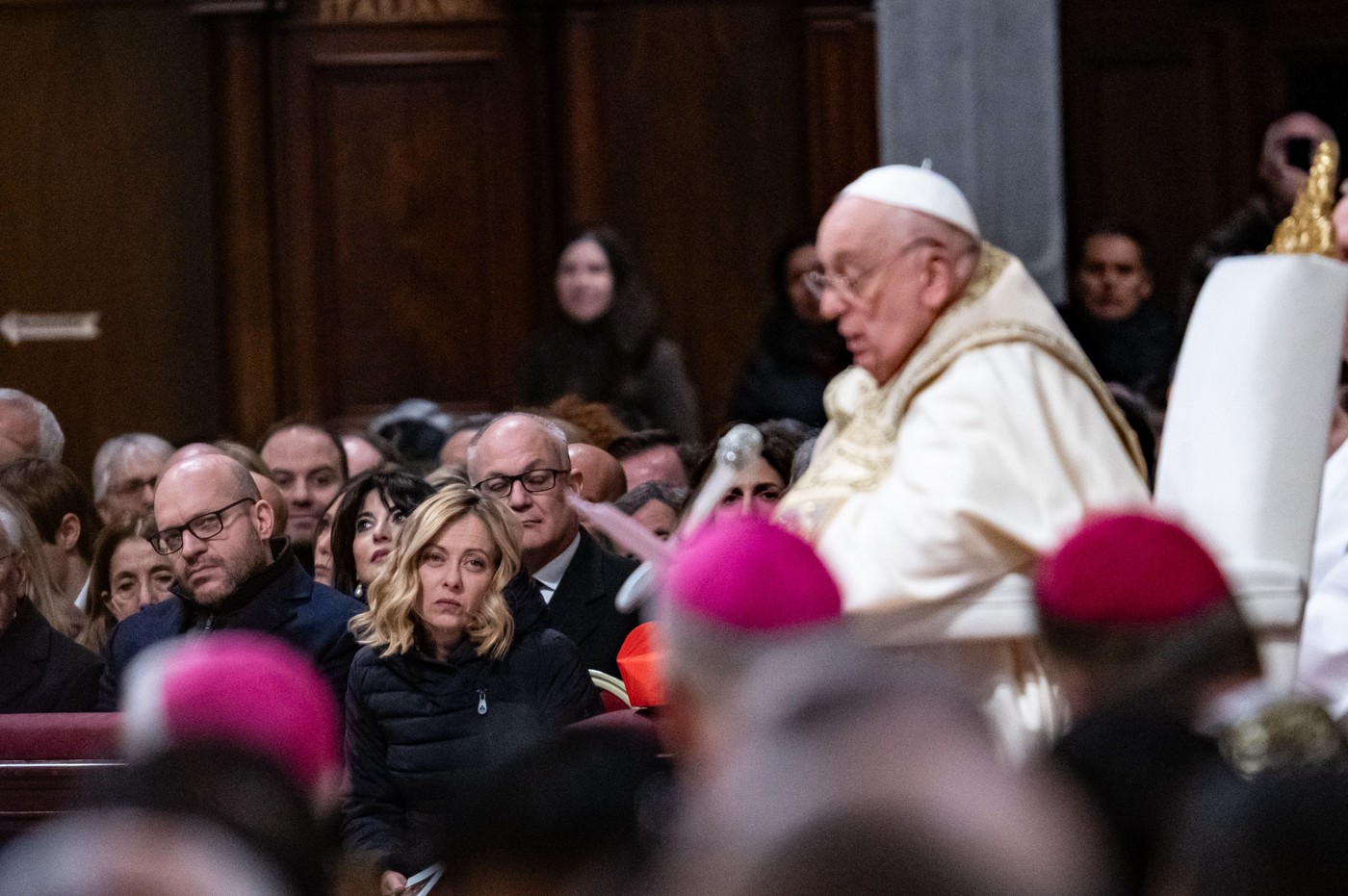 giorgia meloni, papež frančišek