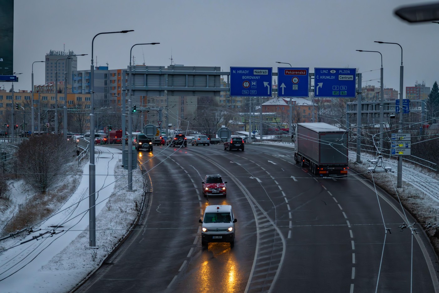 promet, zima, ceste, sneg