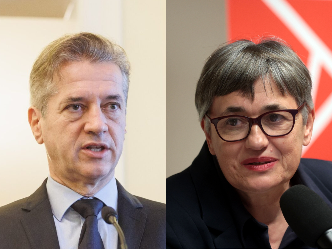 Robert Golob in Nataša Sukič