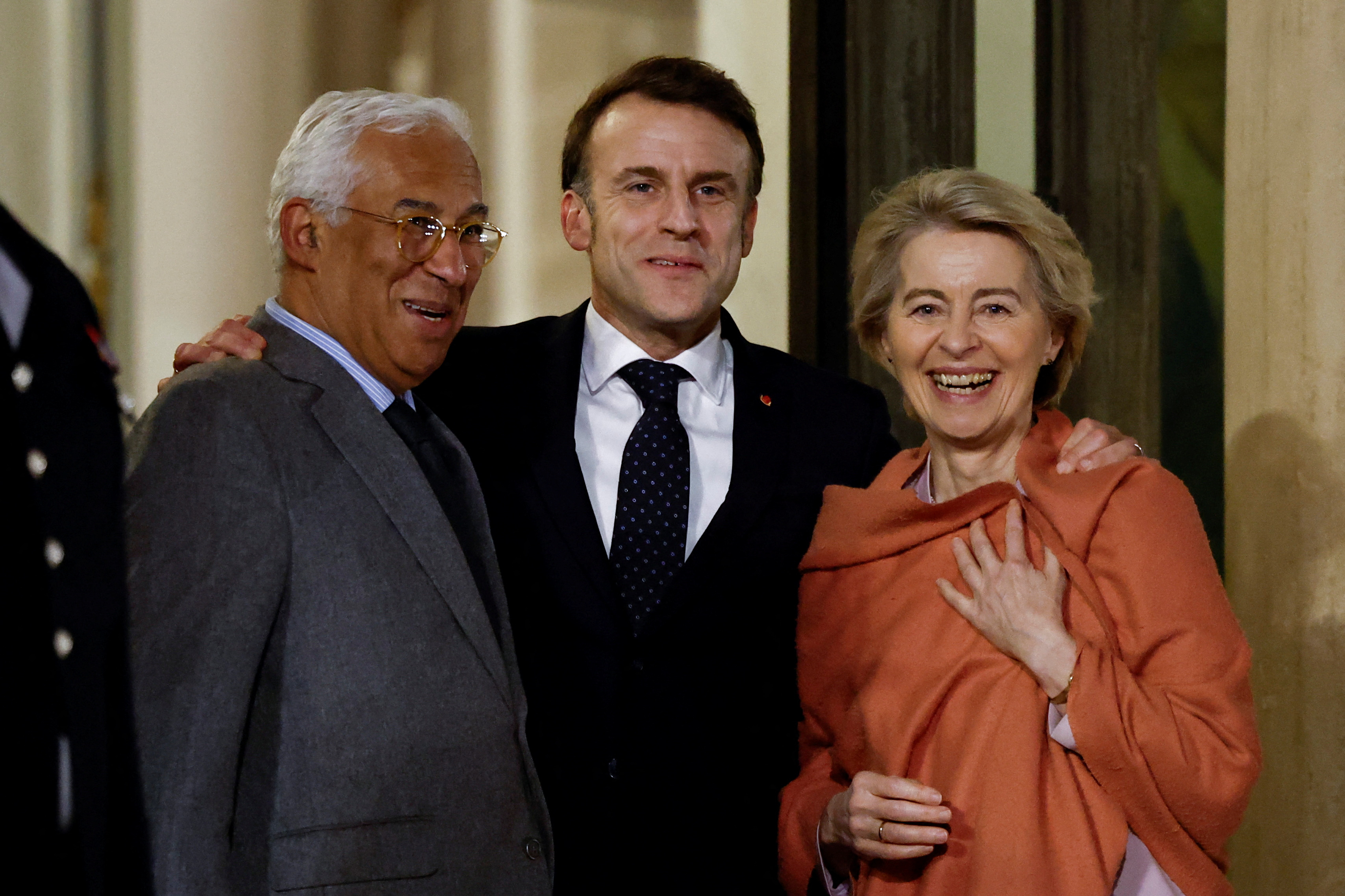 French President Macron hosts a meeting of European leaders on Ukraine in Paris