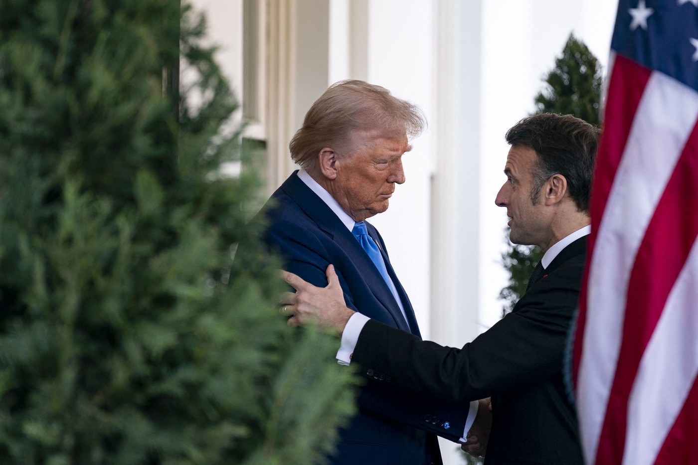 Emmanuel Macron, Donaldu Trump