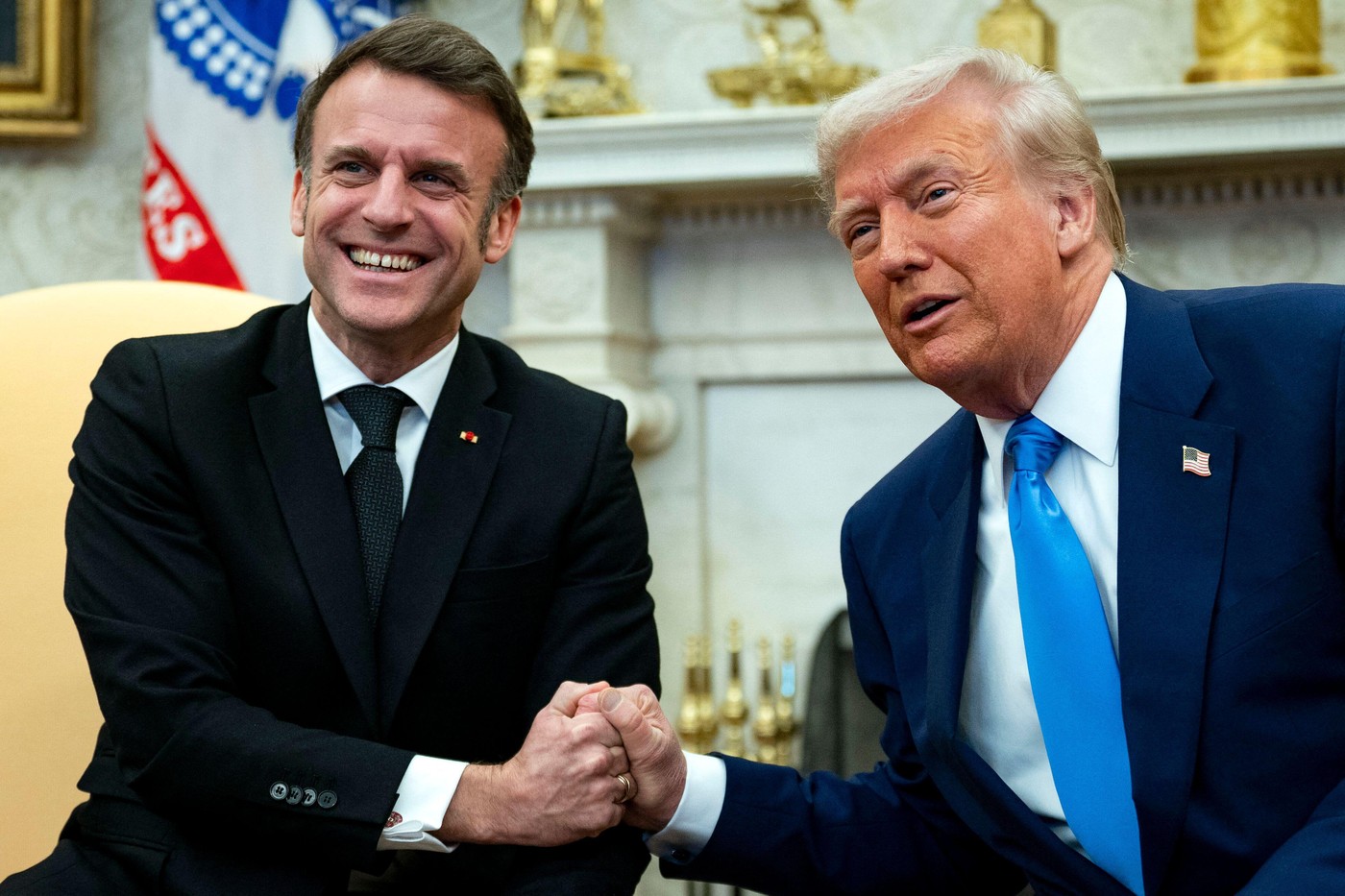 Emmanuel Macron, Donaldu Trump
