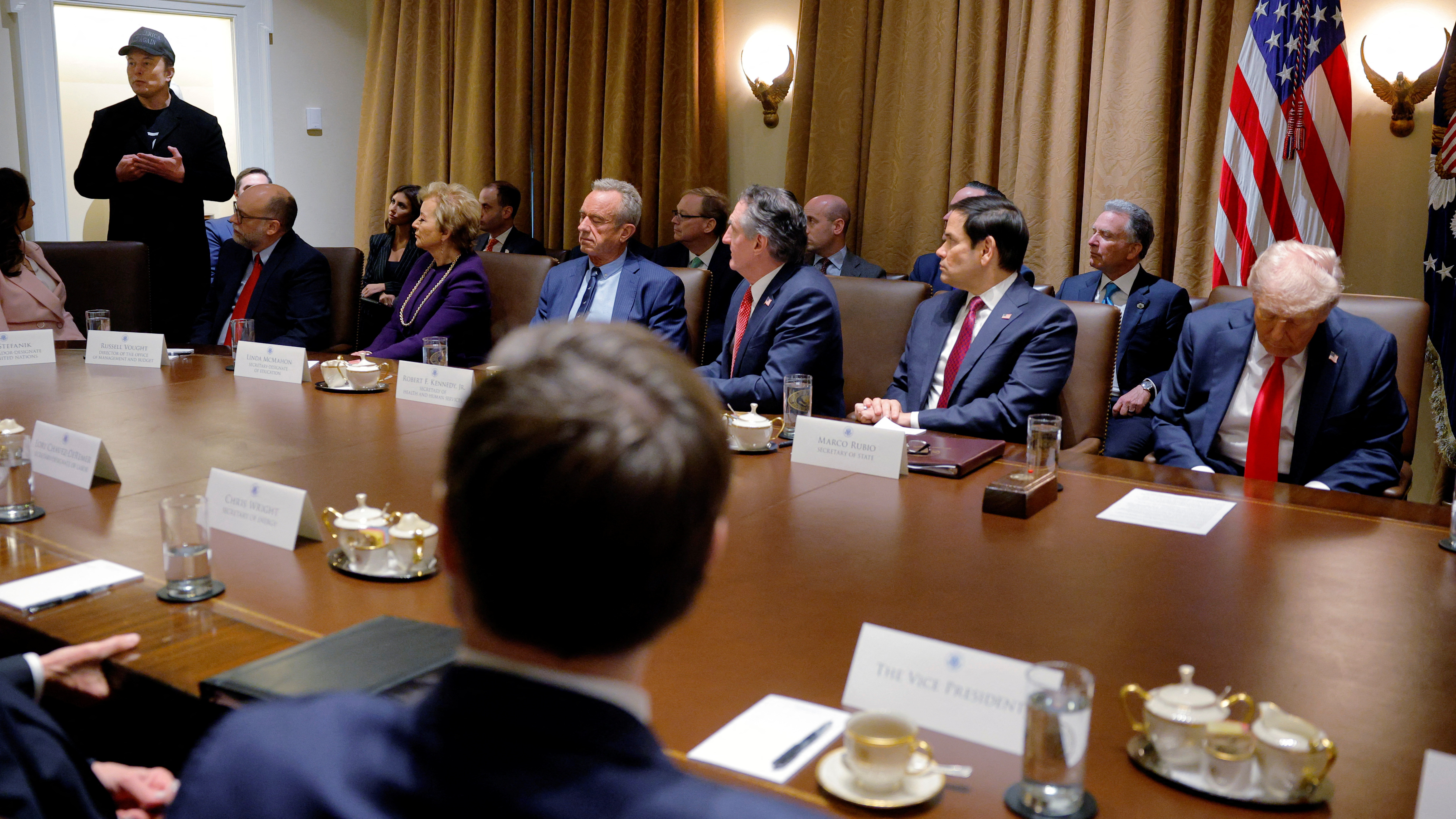 elon musk, donald trump