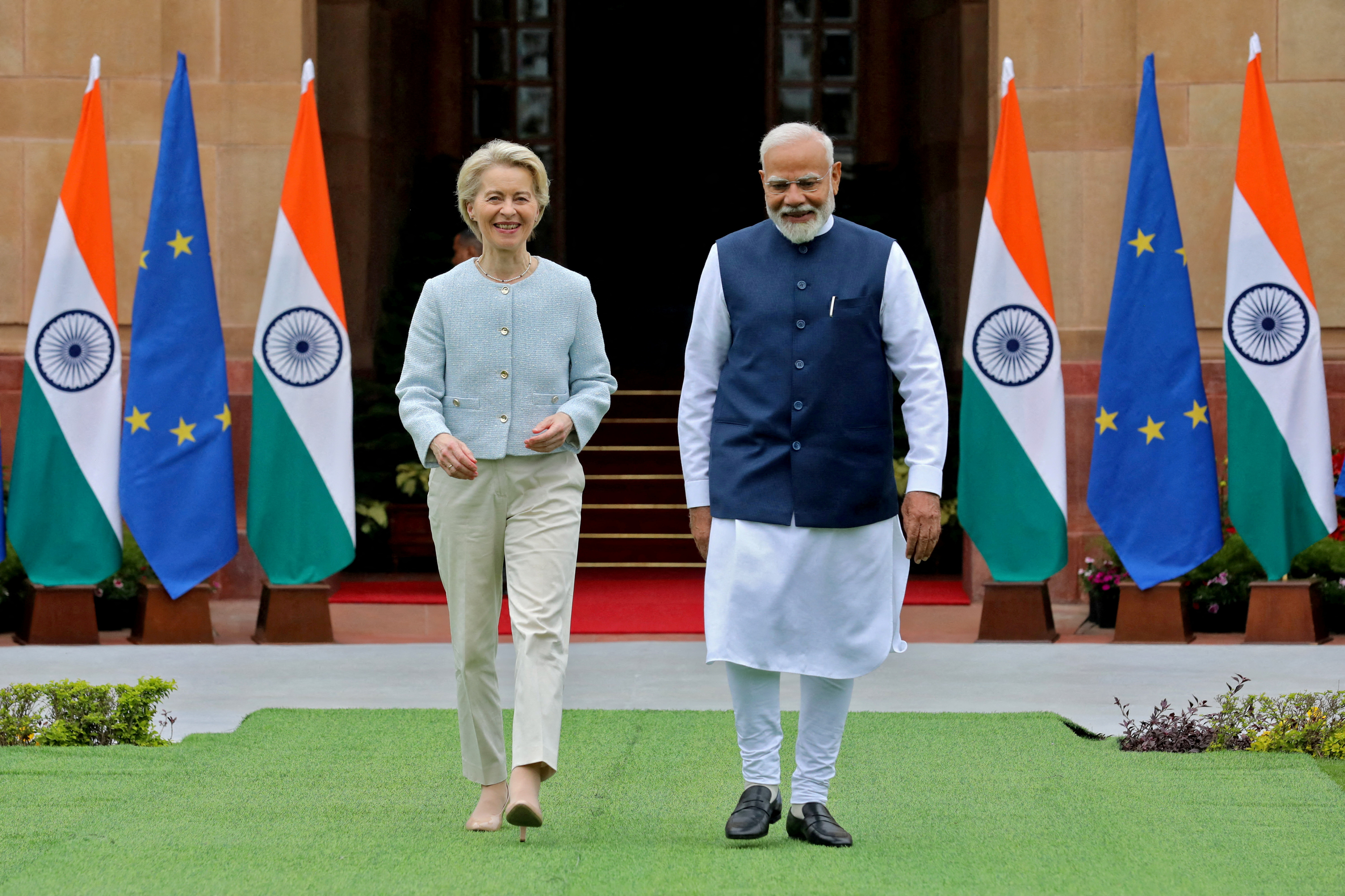 Ursula von der Leyen, indija, narenda modi