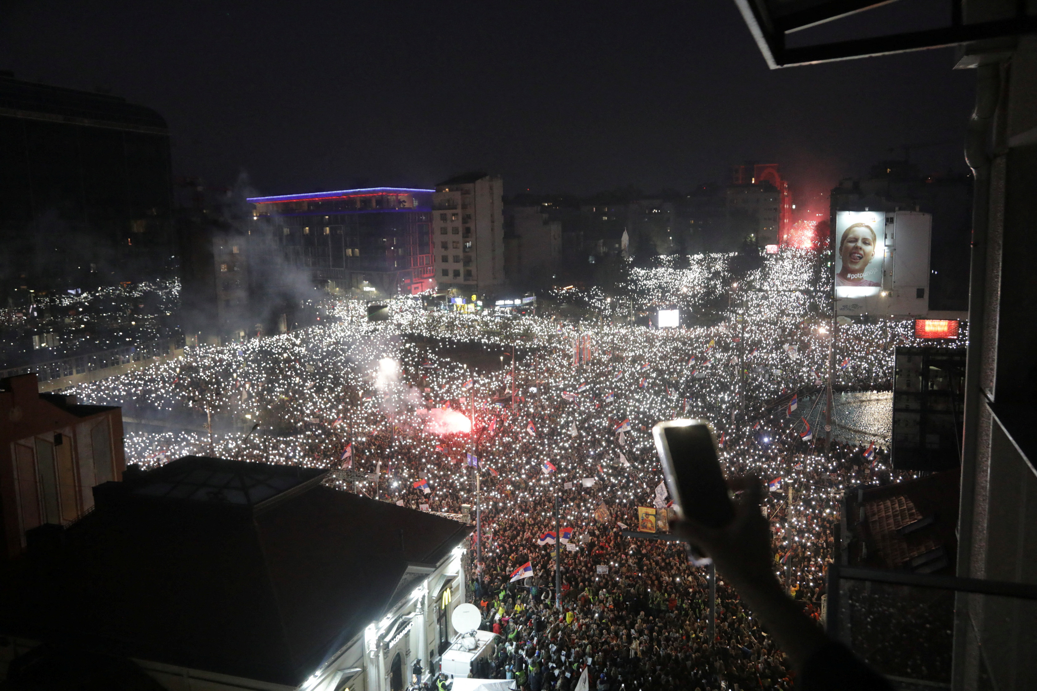 Trg Slavija (Foto: REUTERS/Igor Pavicevic)