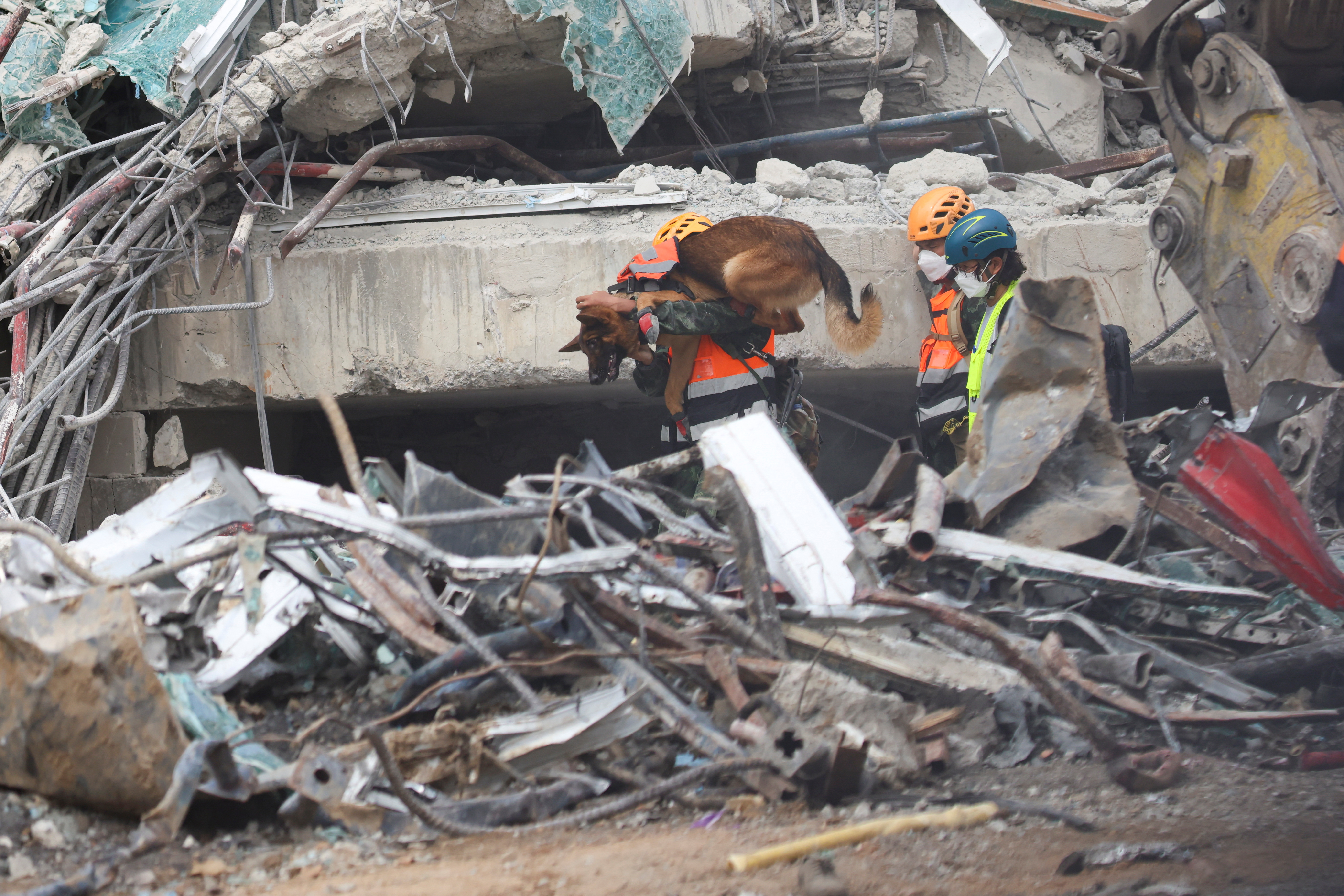 Aftermath of strong earthquake, in Bangkok