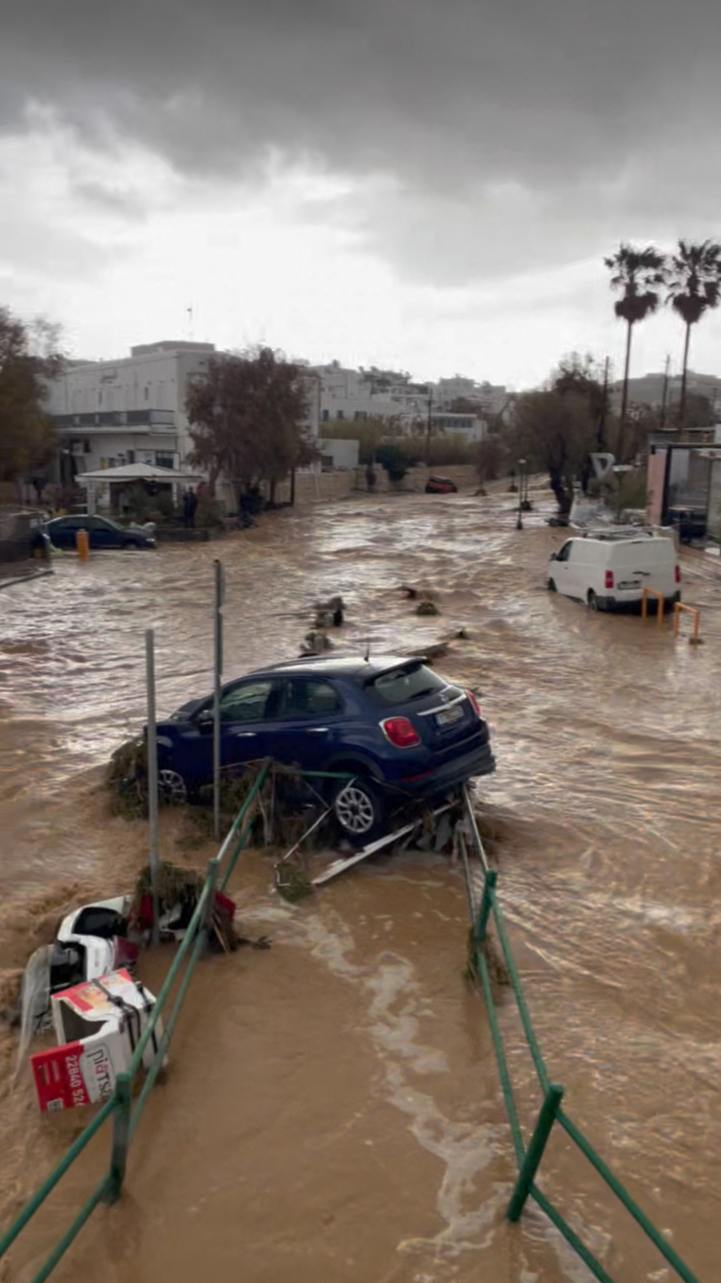 Grčija, Paros, poplave